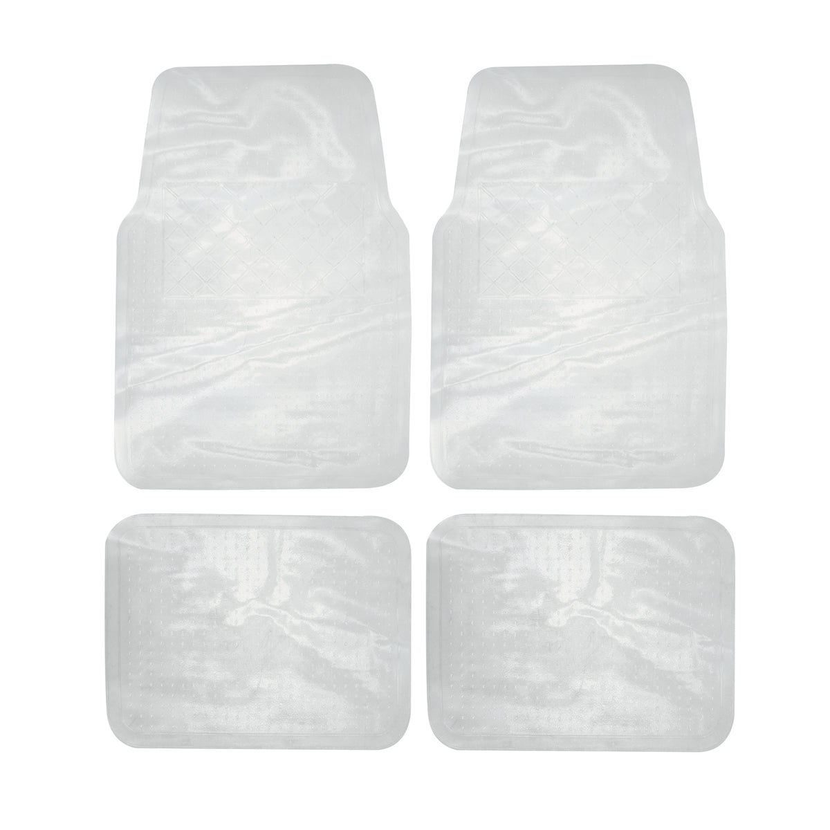 Juego de tapetes para auto, 4 piezas, color transparente Surtek