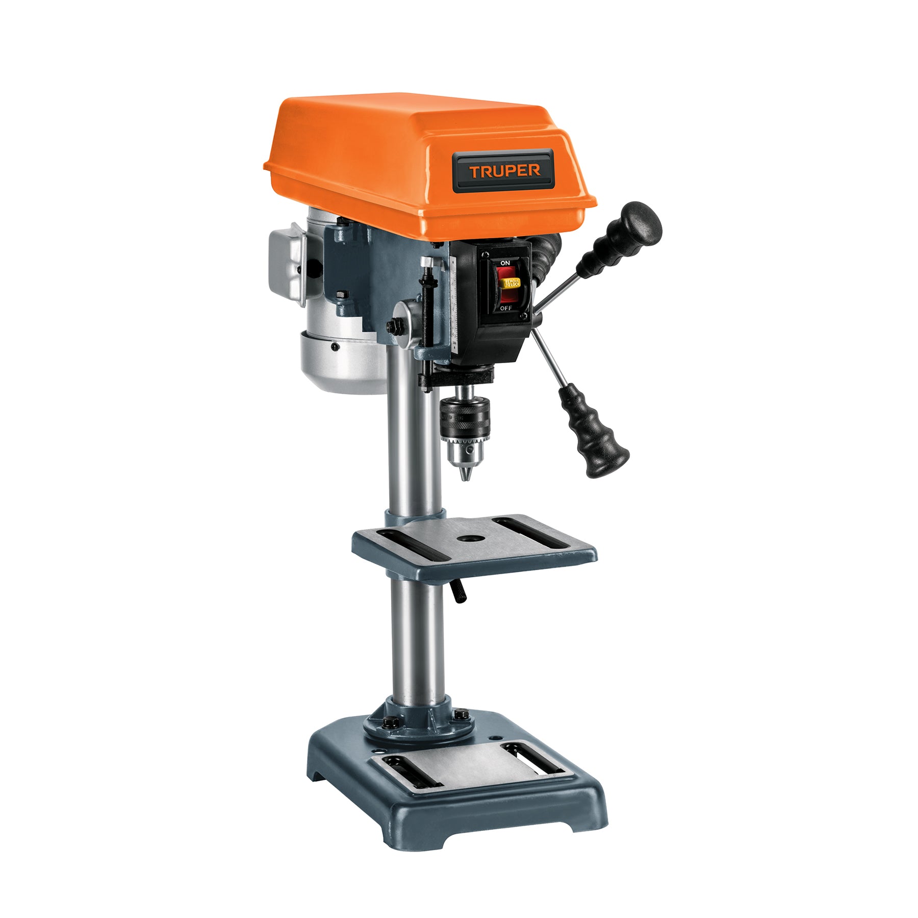 Taladro de piso 8", 1/3 HP (250 W), broquero 1/2", TRUPER TAPI-8