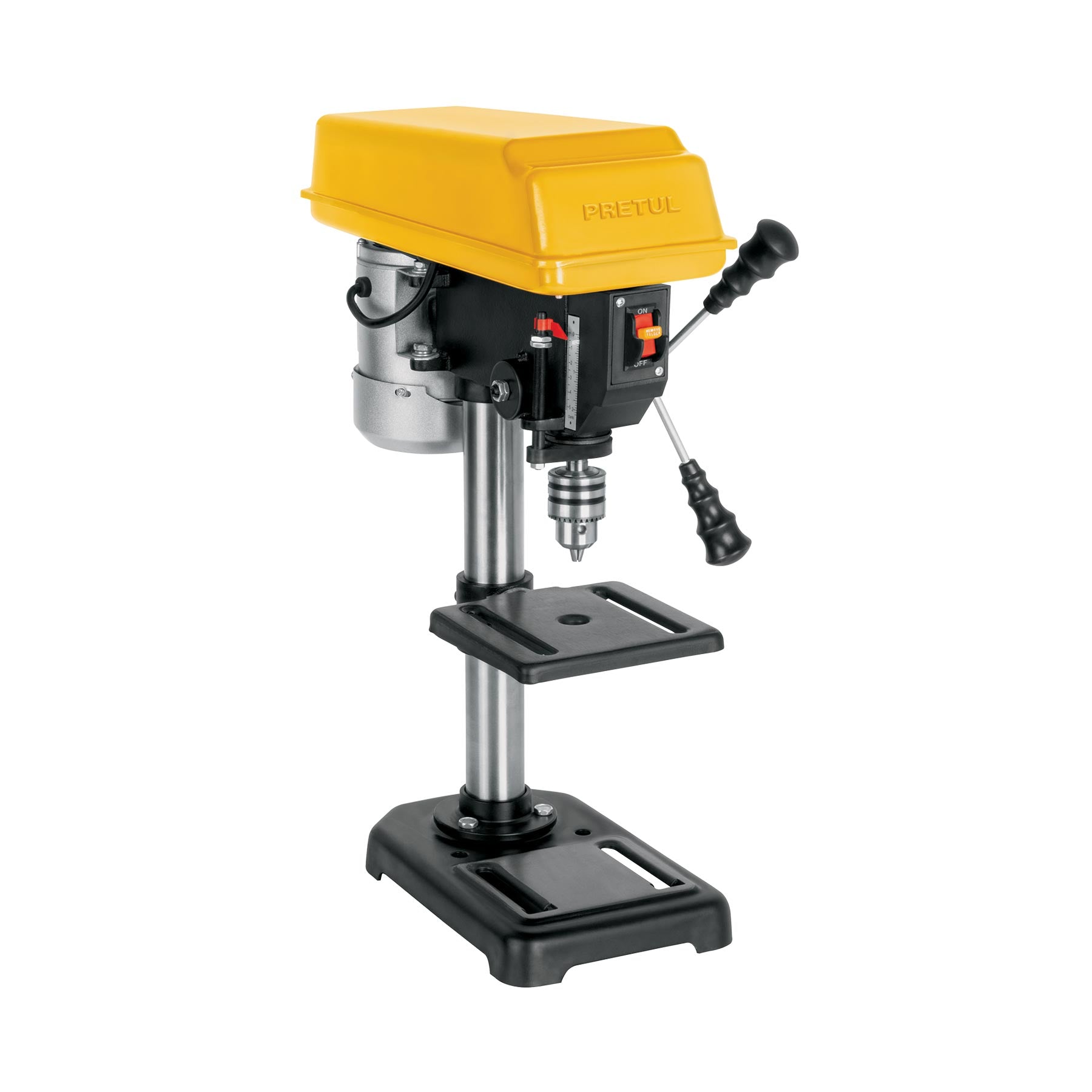 Taladro de banco 8", 1/3 HP (250 W), broquero 1/2", PRETUL TAPI-8P