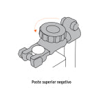 Foset Basic CR-320, Repuesto de cuello alto para mezcladora de ABS