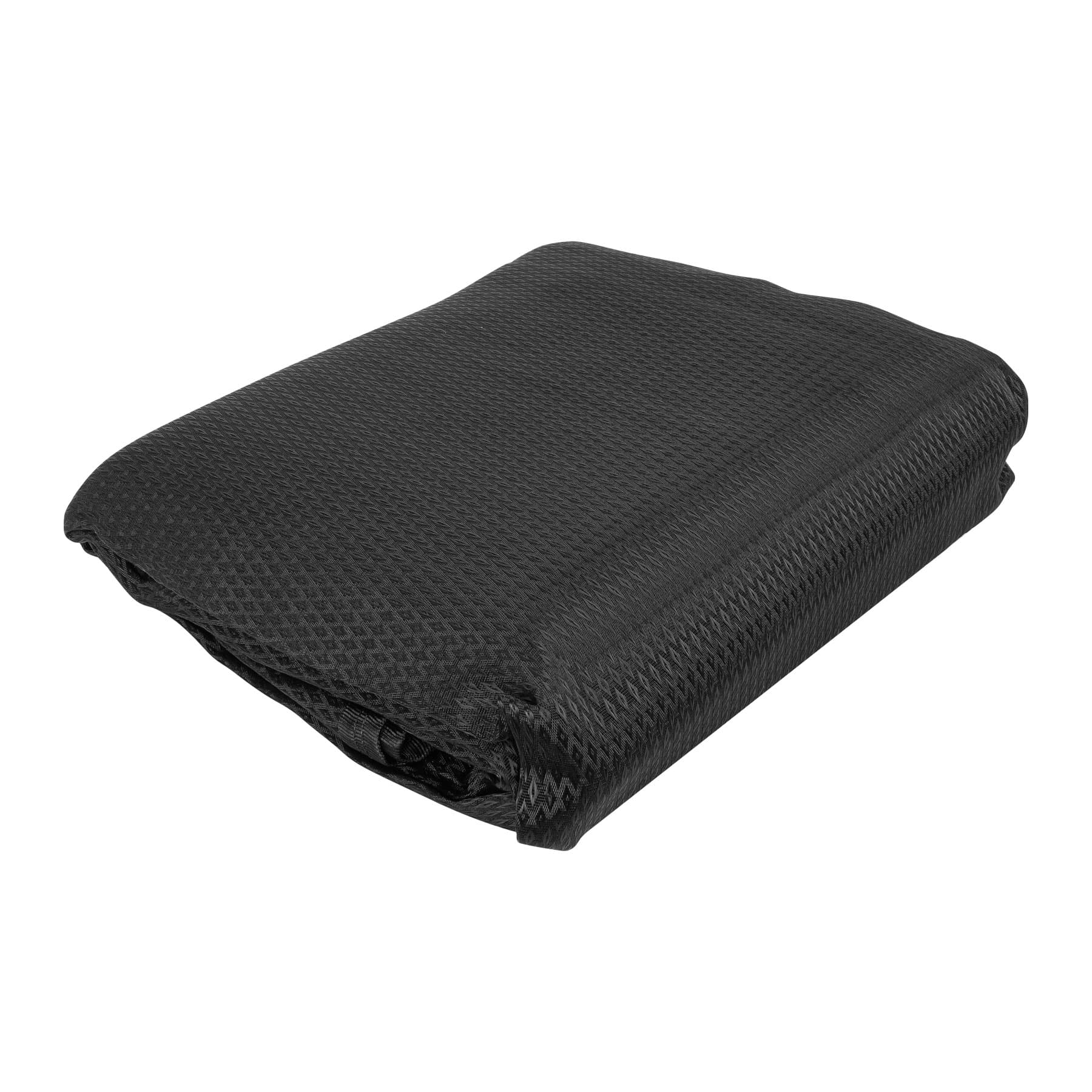 Toldo sombra negro FIERO TOSO-805 80% Monofilamento 5 x 3.6 m para protección solar en exteriores