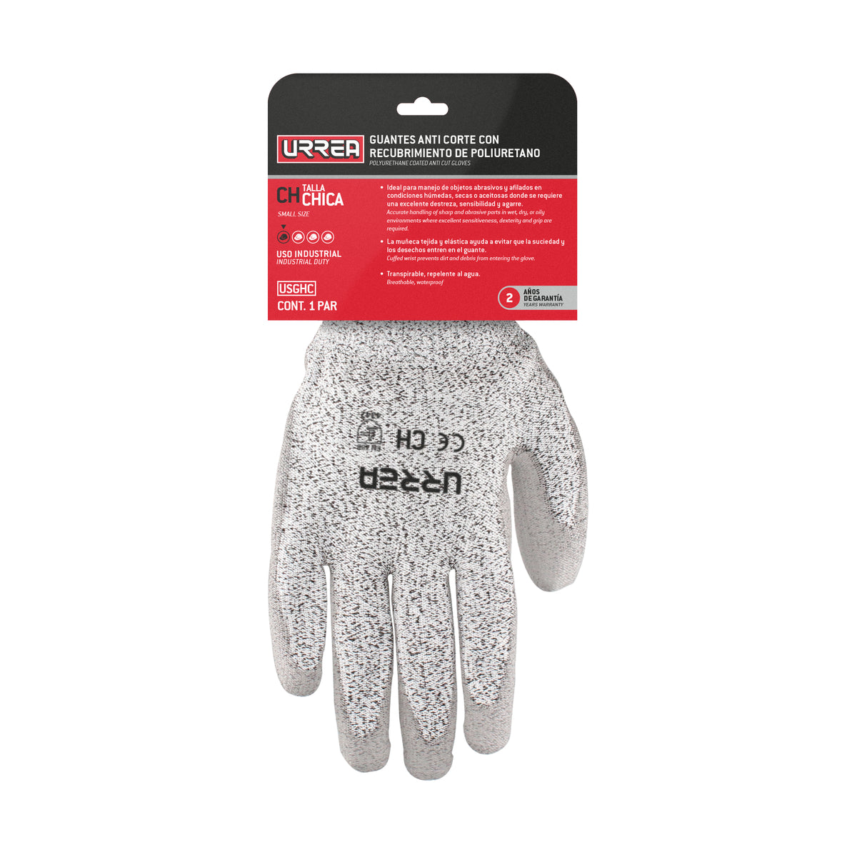 Guantes anti-corte con recubrimiento de poliuretano CH Urrea