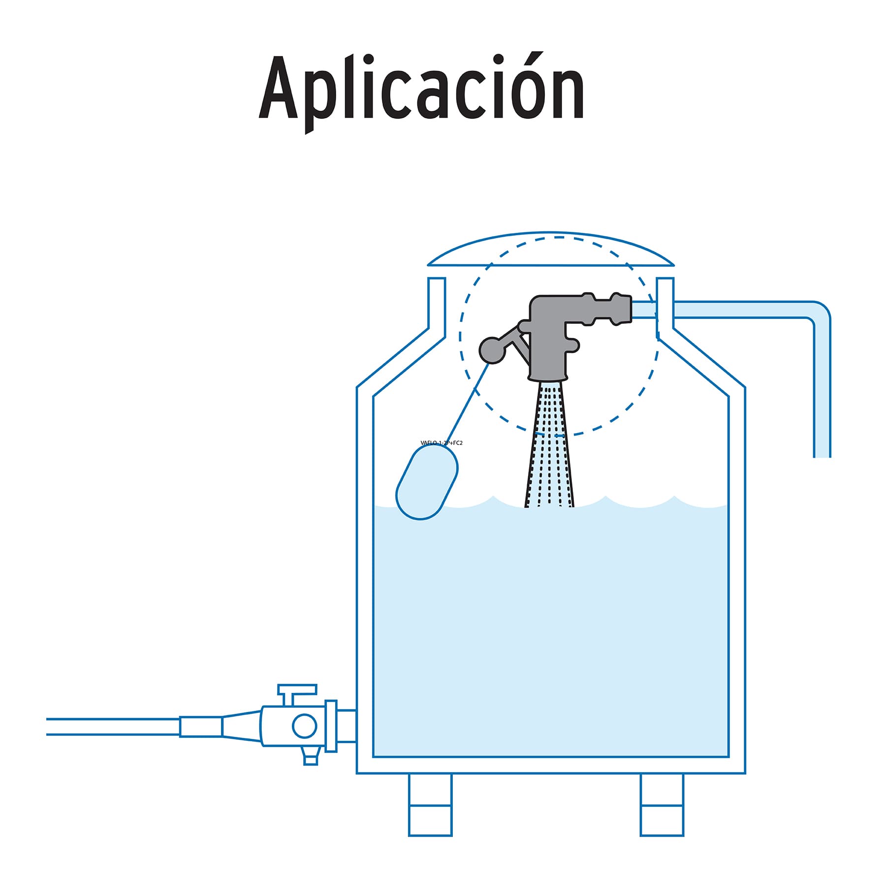 Foset VAFLO-1/2P, Válvula de POM, 1/2″ para flotador - Carzamo.com