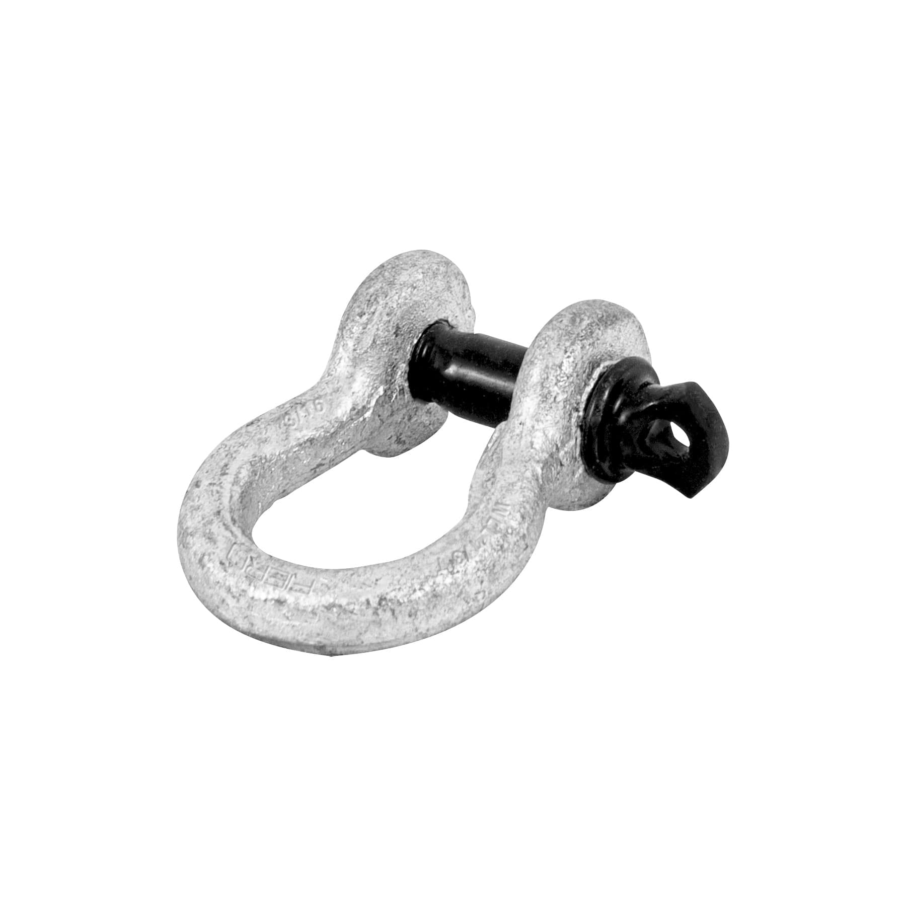 Fiero GRI-3/16, Grillete de 3/16″, perno roscado, galvanizado por inmersión