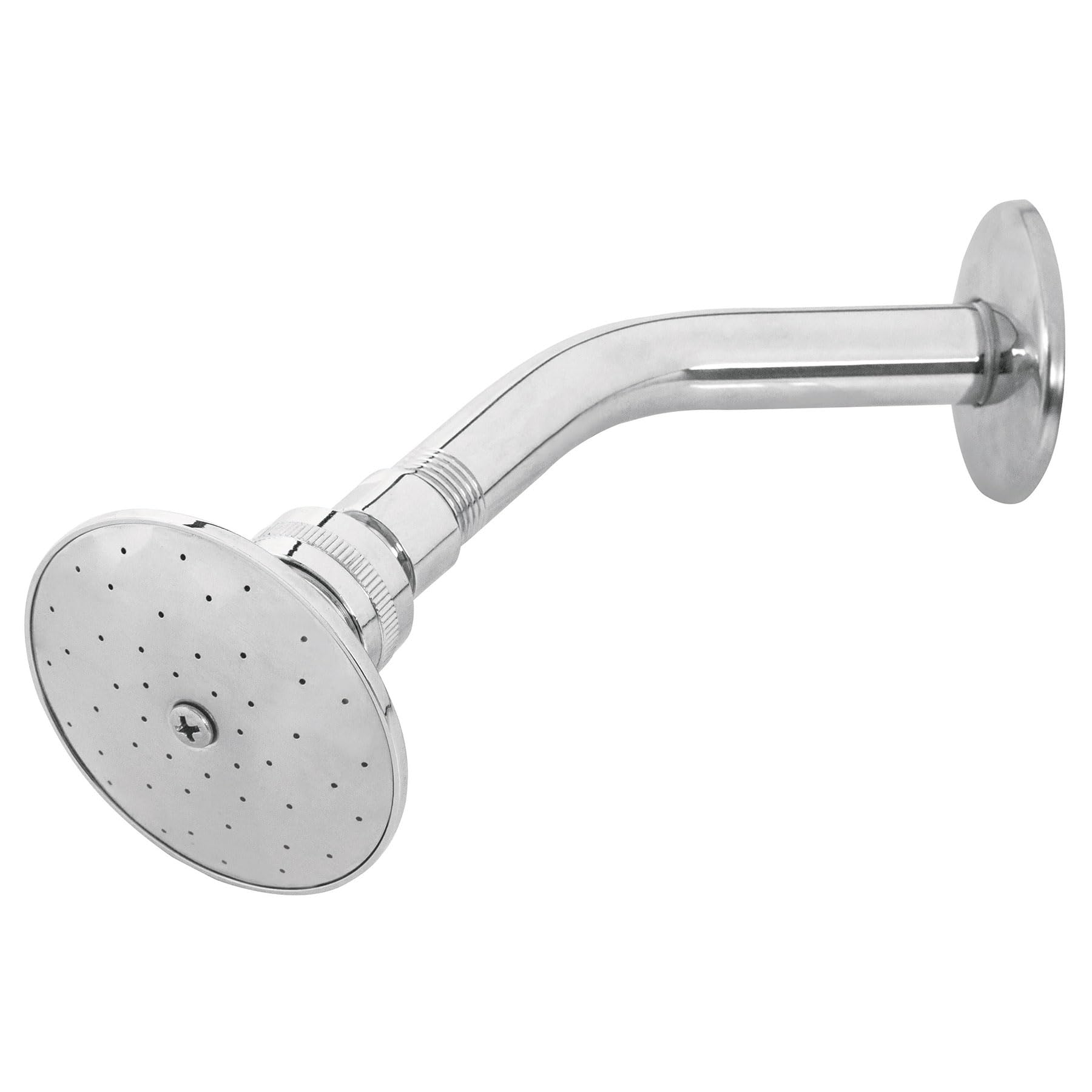 Foset Aqua R-502, Regadera redonda 3″ brazo y chapetón de acero