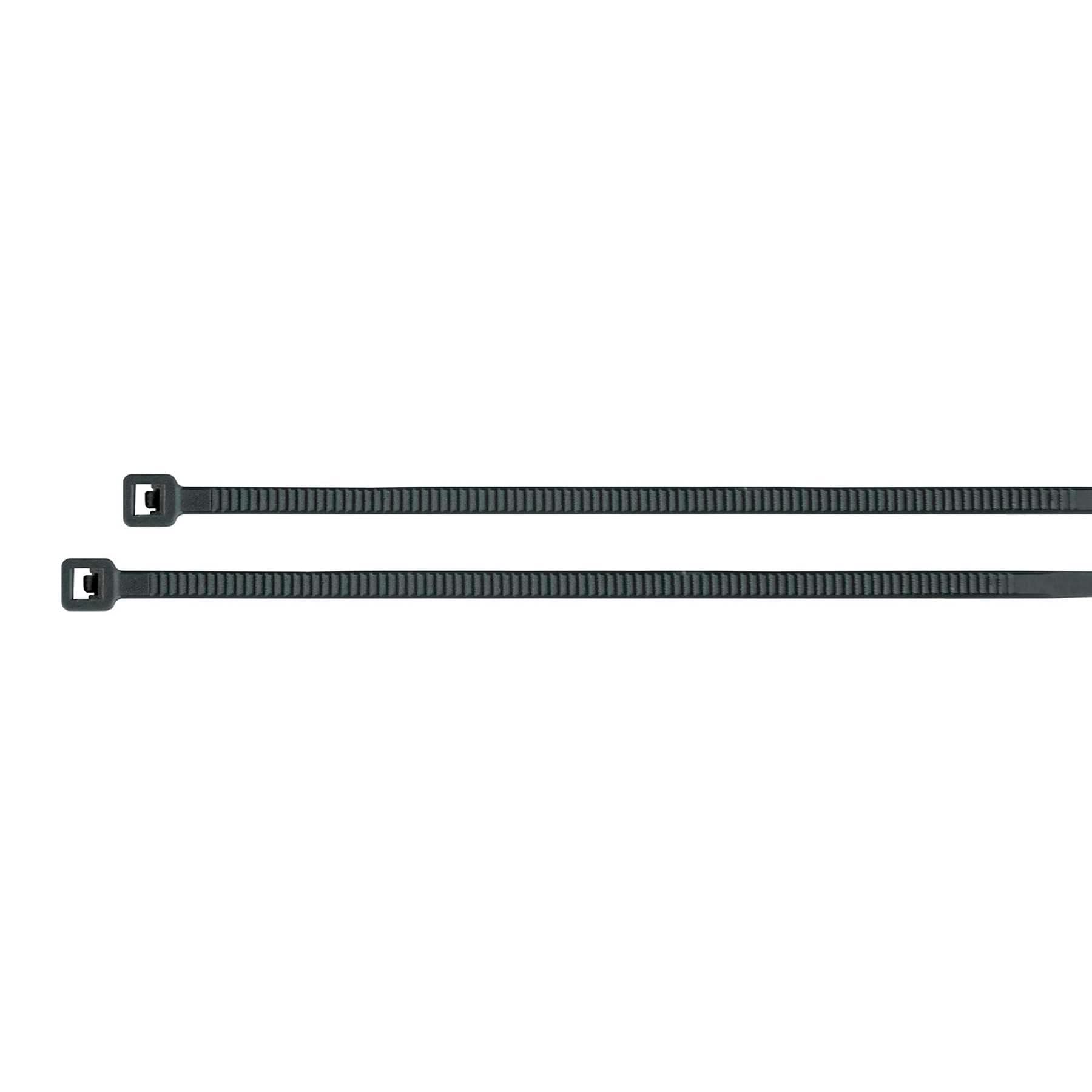 Volteck CIN-1820N, Cincho plástico, 18 lb, 20 cm, negro, bolsa con 100 pzas