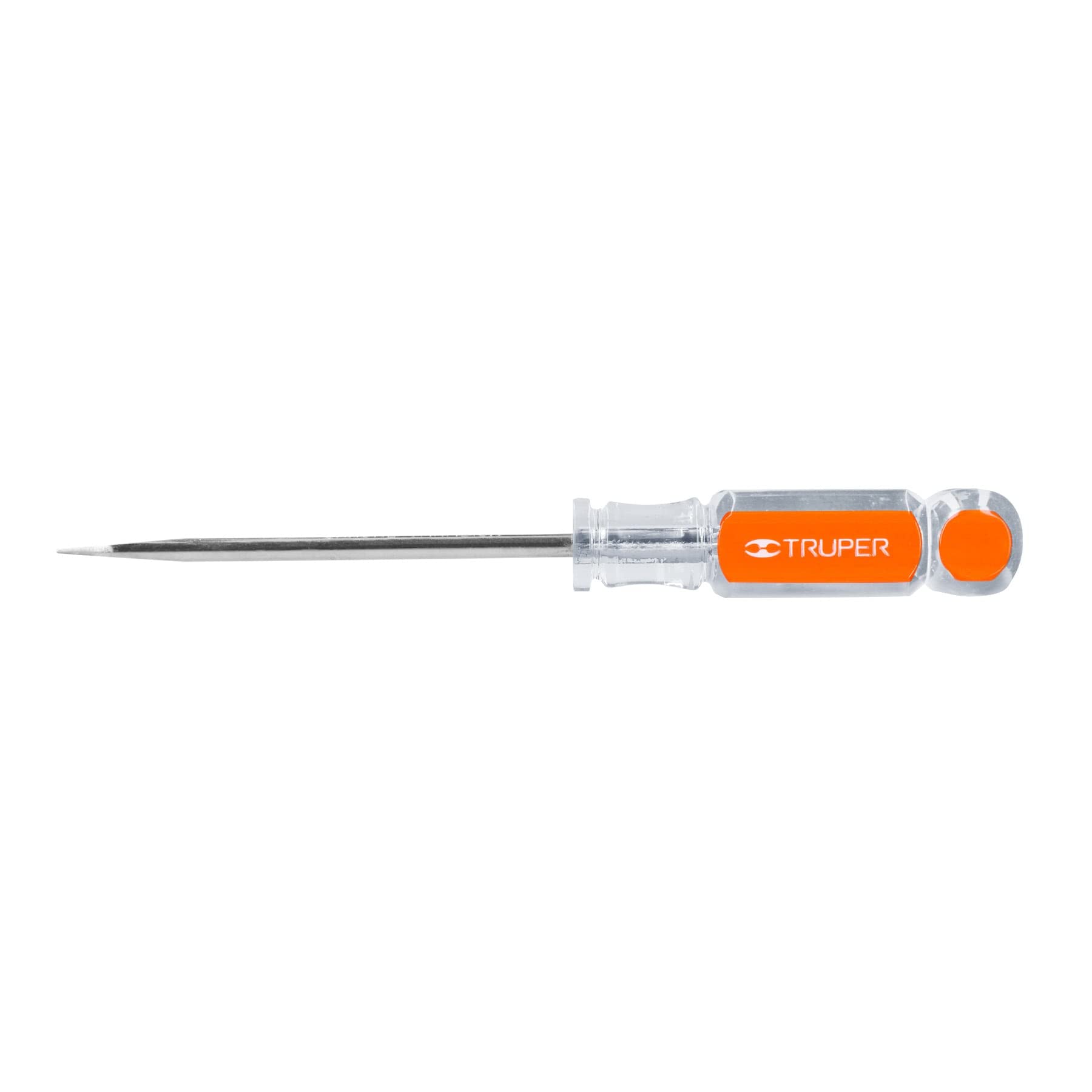 Truper DR-1/4X4, Desarmador plano, mango de acetato, 1/4″ x 4″