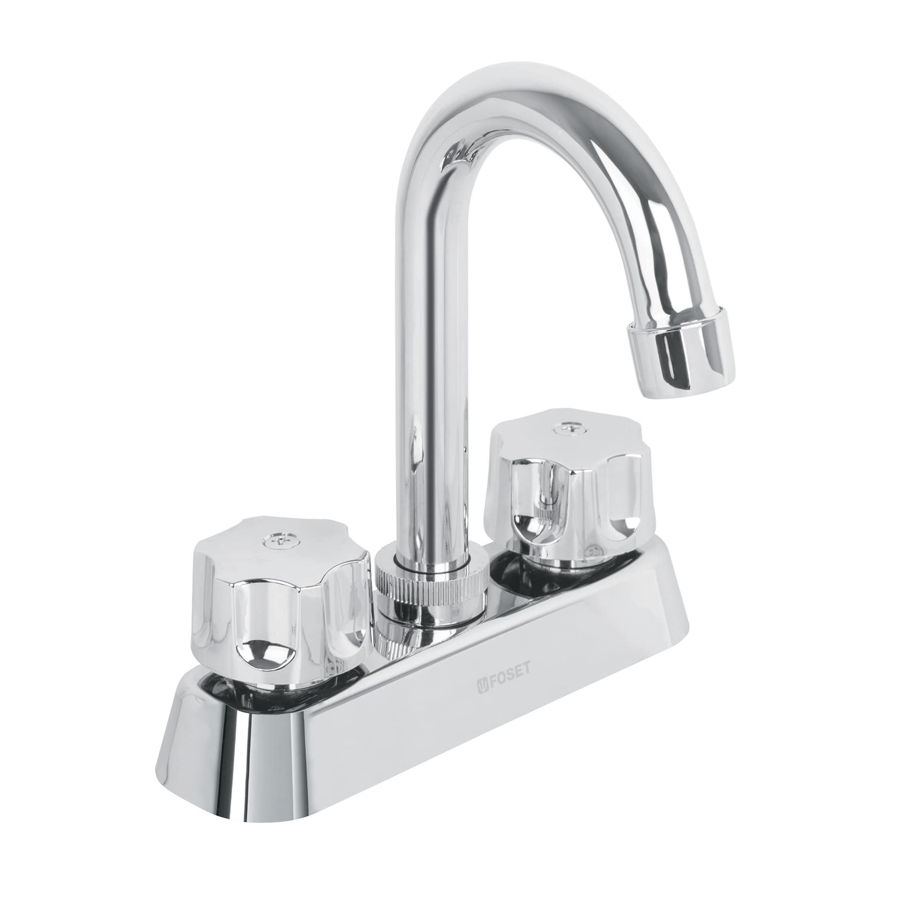 Foset Basic MP-060, Mezcladora plástica para lavabo, cuello tipo bar, Basic