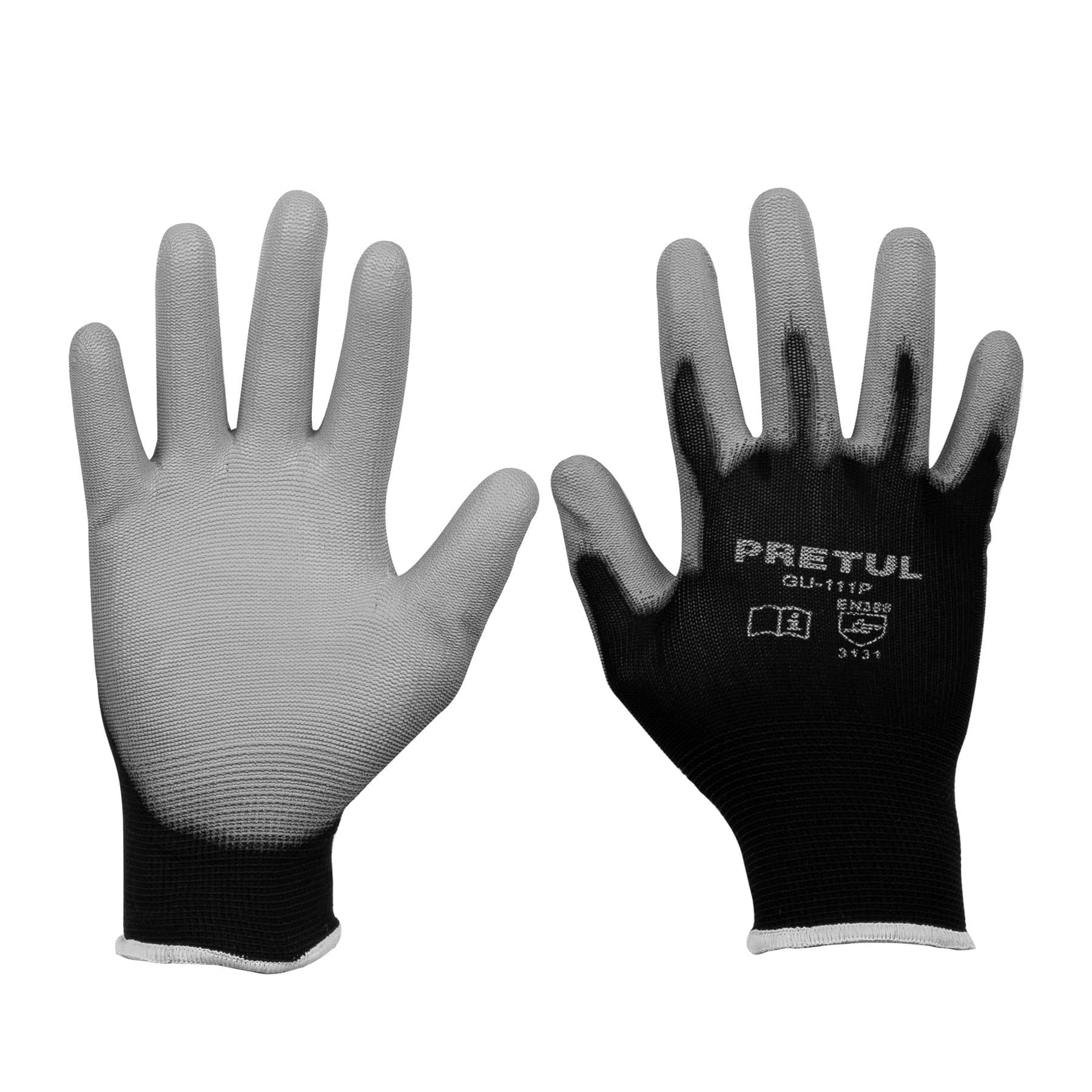 Pretul GU-111P Guante Pretul de nylon recubierto de poliuretano, chico, color, Chica, pack of/paquete de 1