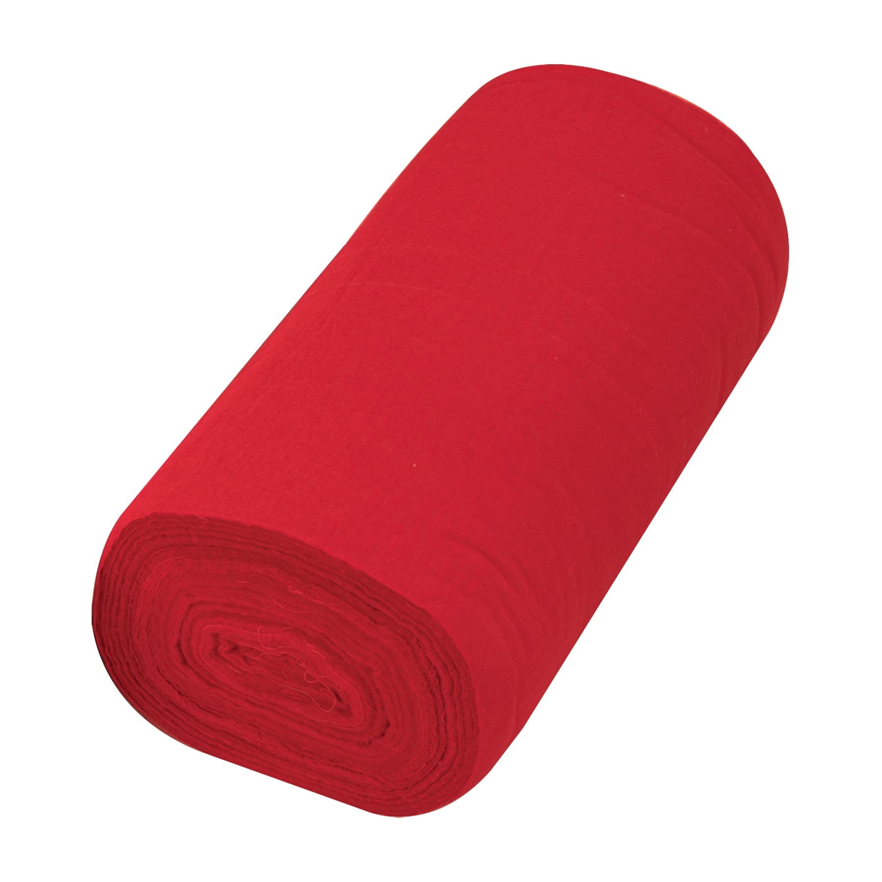 Klintek FRA-50R, Franela de algodón, Rojo, rollo de 50 m