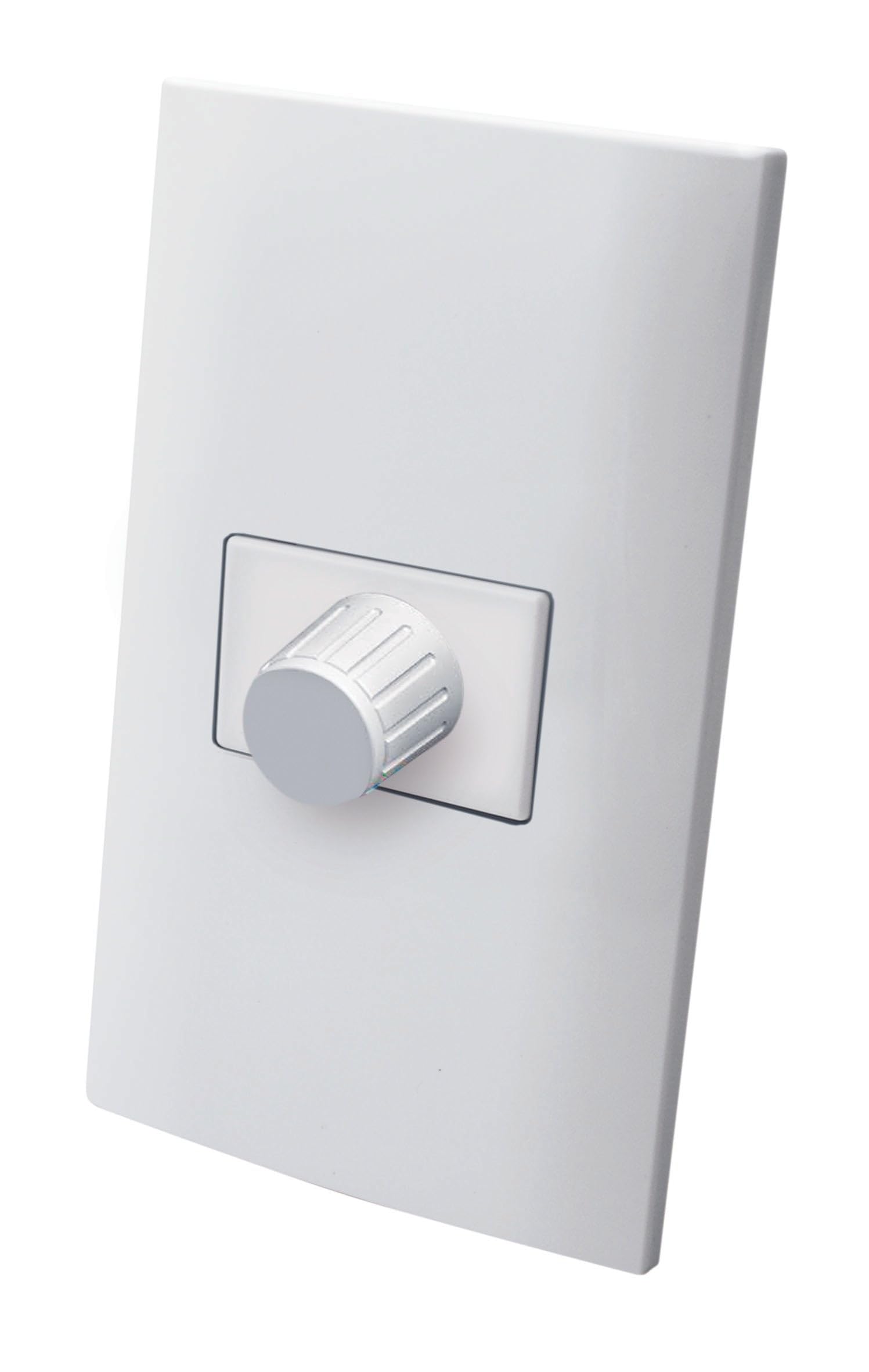 Atenuador de luz rotativo con placa plástica - Blanco - Línea ALTIMUS AKSI 124804