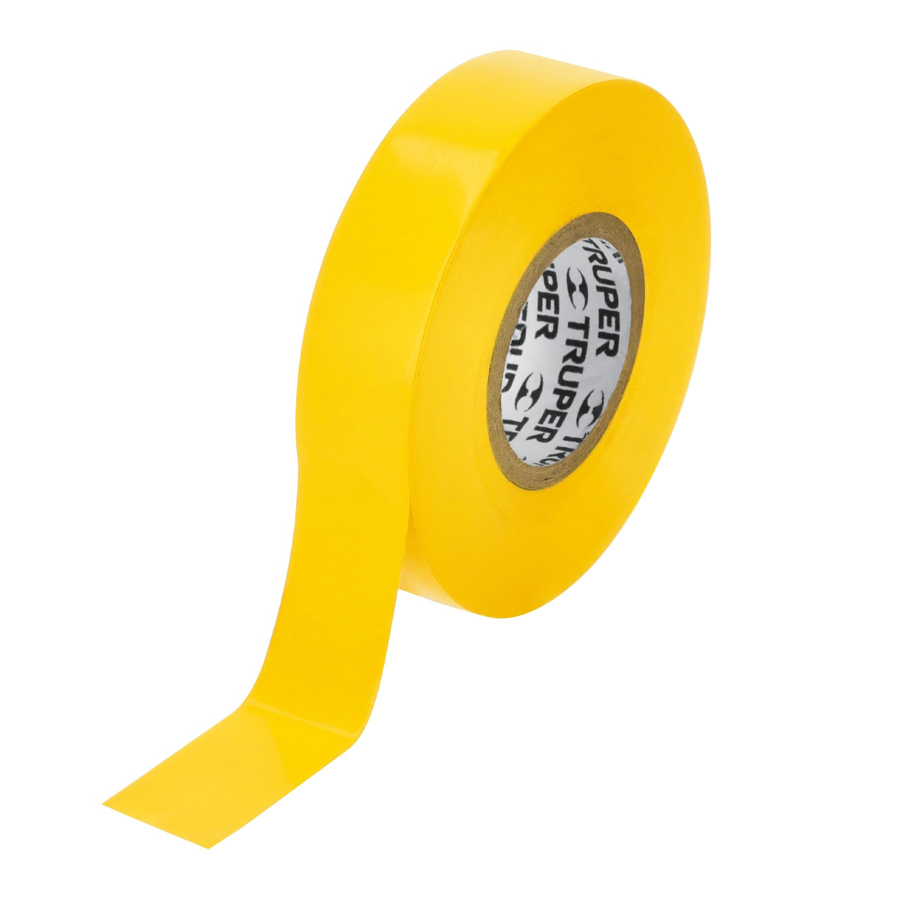 Truper M-33A, Cinta de aislar, 18 m x 19 mm, amarilla