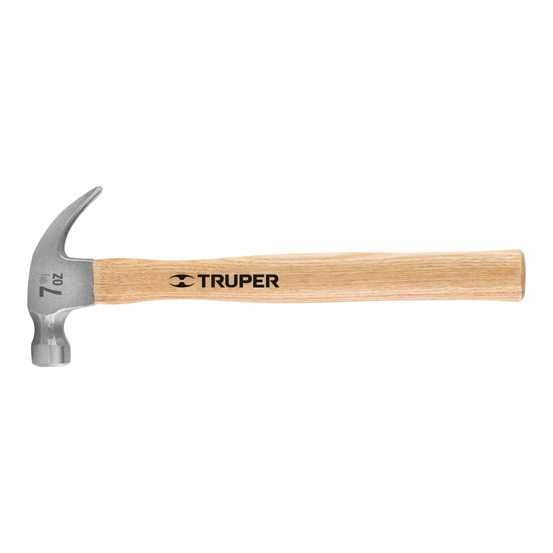 Truper MA-7, Martillo uña curva, cabeza pulida, 7 oz