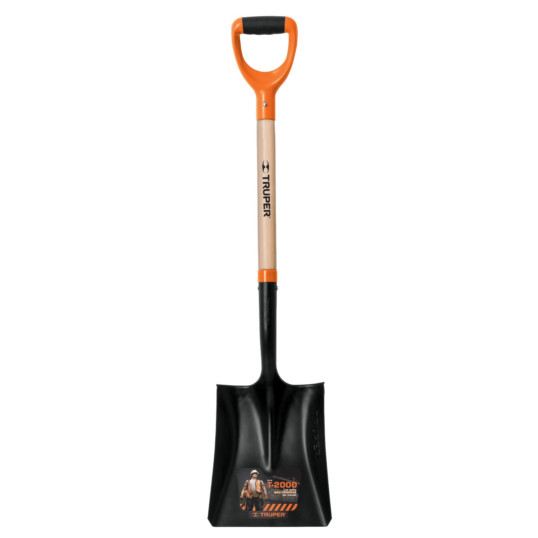 Truper PCY-P, Pala cuadrada puño ″Y″, modelo T-2000, 40 3/4″