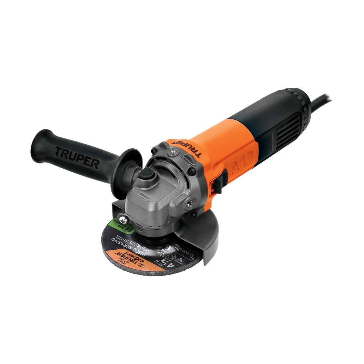 Truper ESMA-4-1/2A12, Esmeriladora angular 4-1/2″, profesional, 700 W