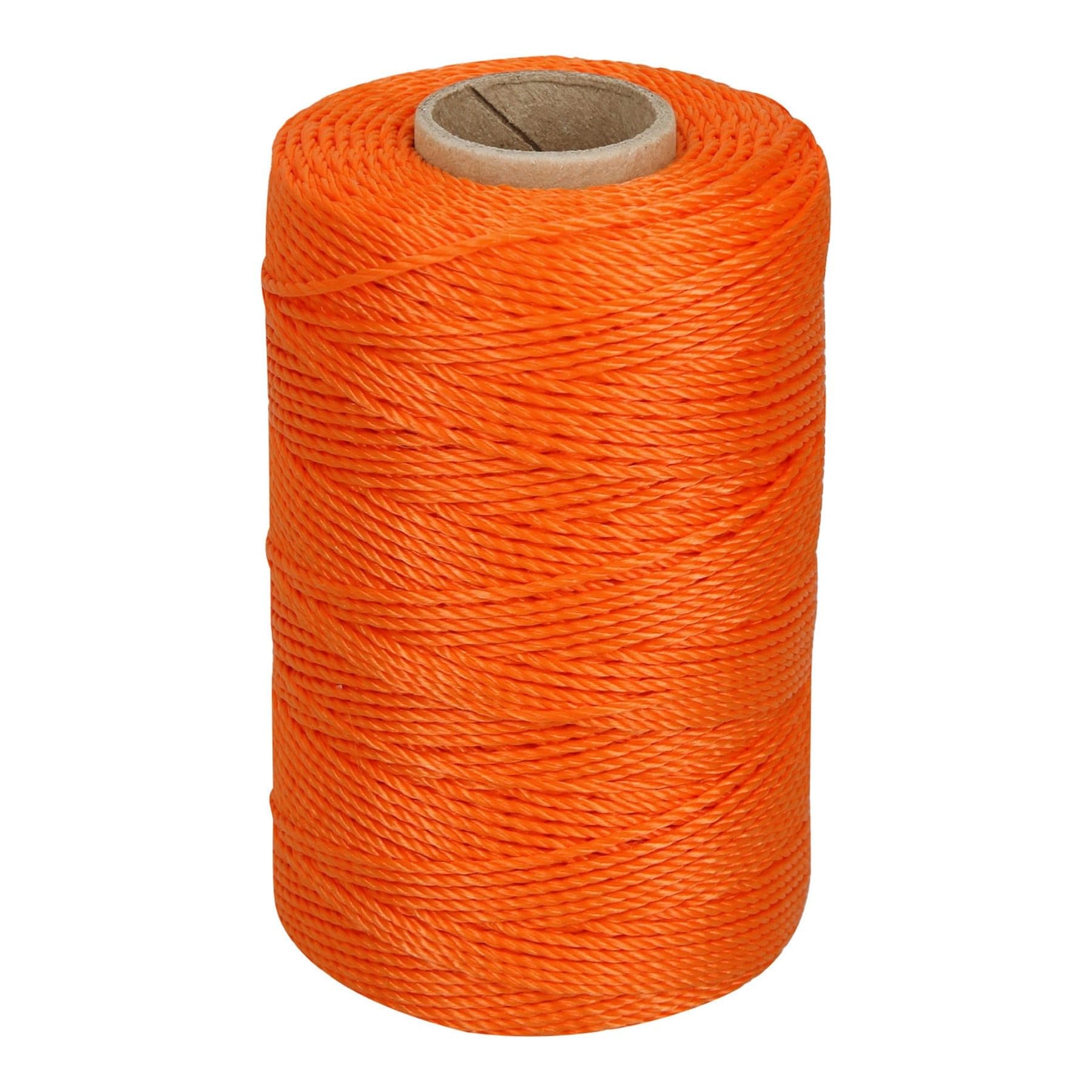 Truper HIL-65N, Carrete con 65 m de hilo para albañil naranja
