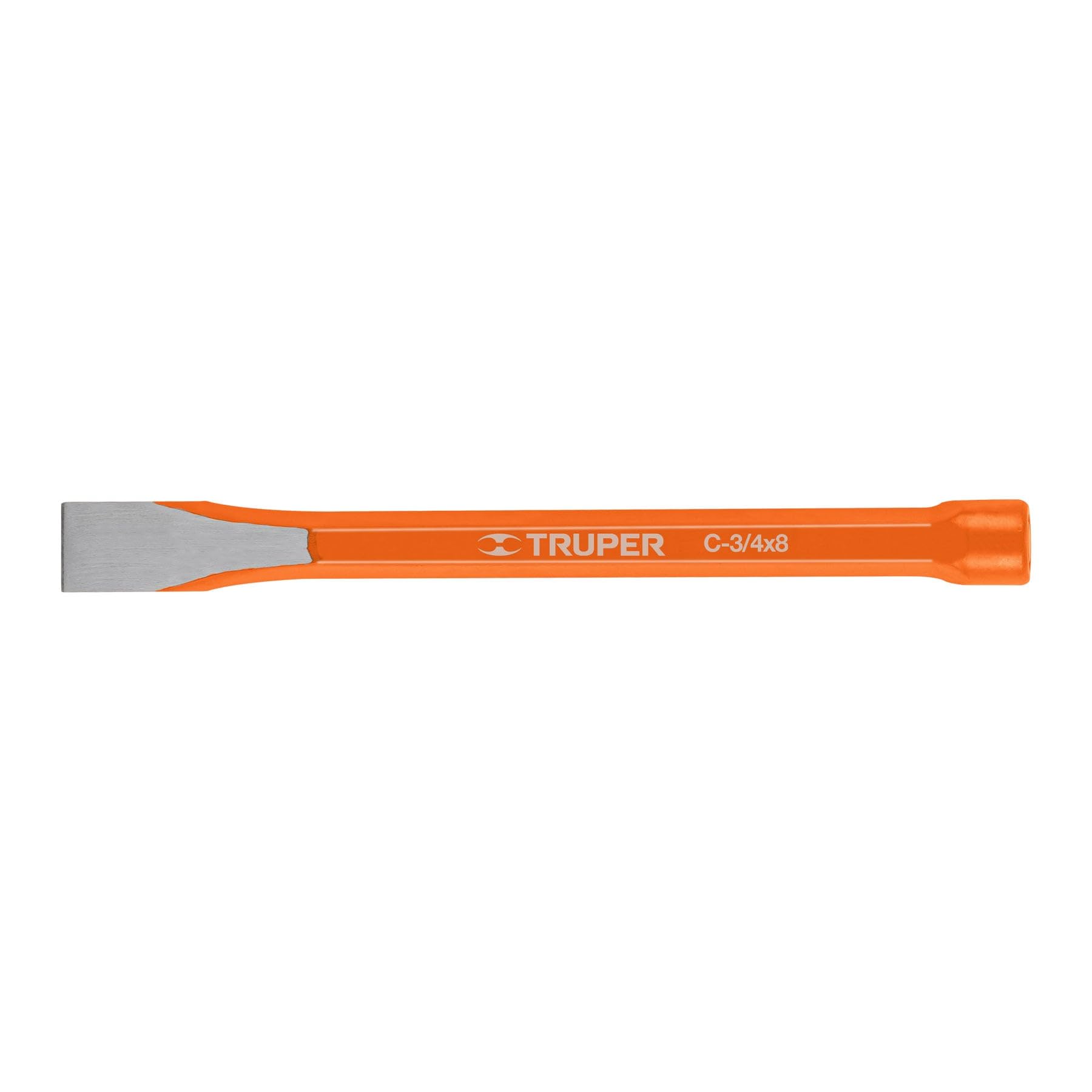 Truper C-3/4X8, Cincel de corte frío, acero al cromo vanadio, 3/4 X 8″