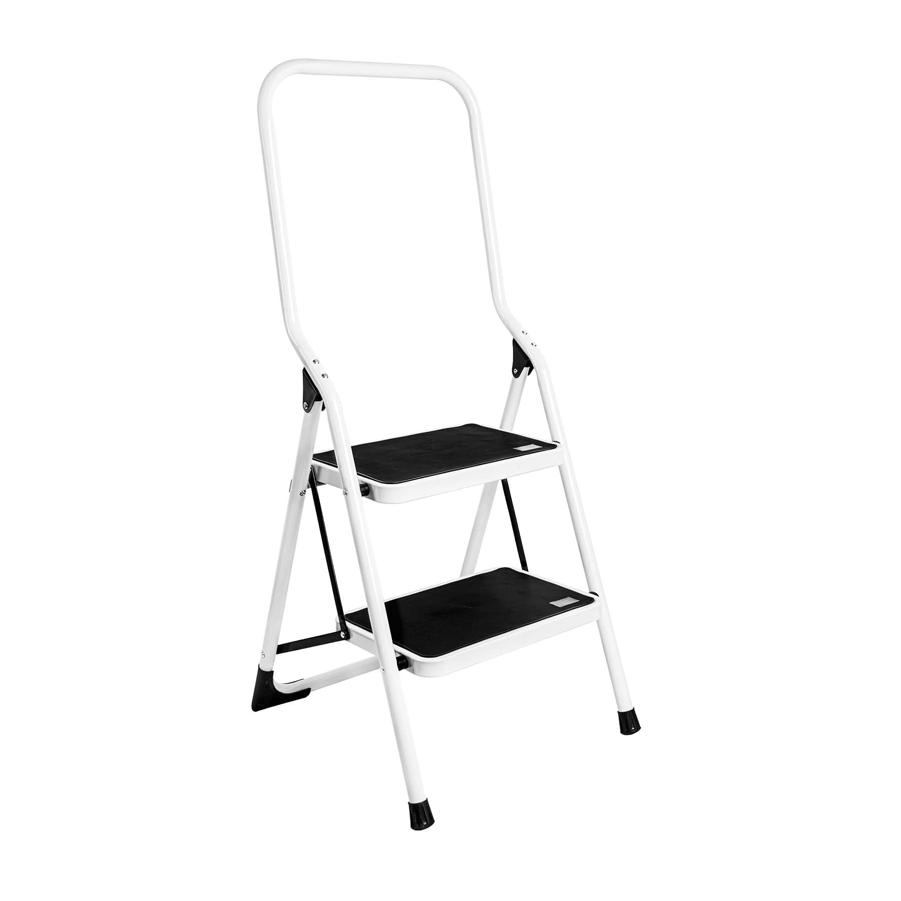 Pretul ESTU-2PB, Escalera tubular, plegable, 2 peldaños con barandal