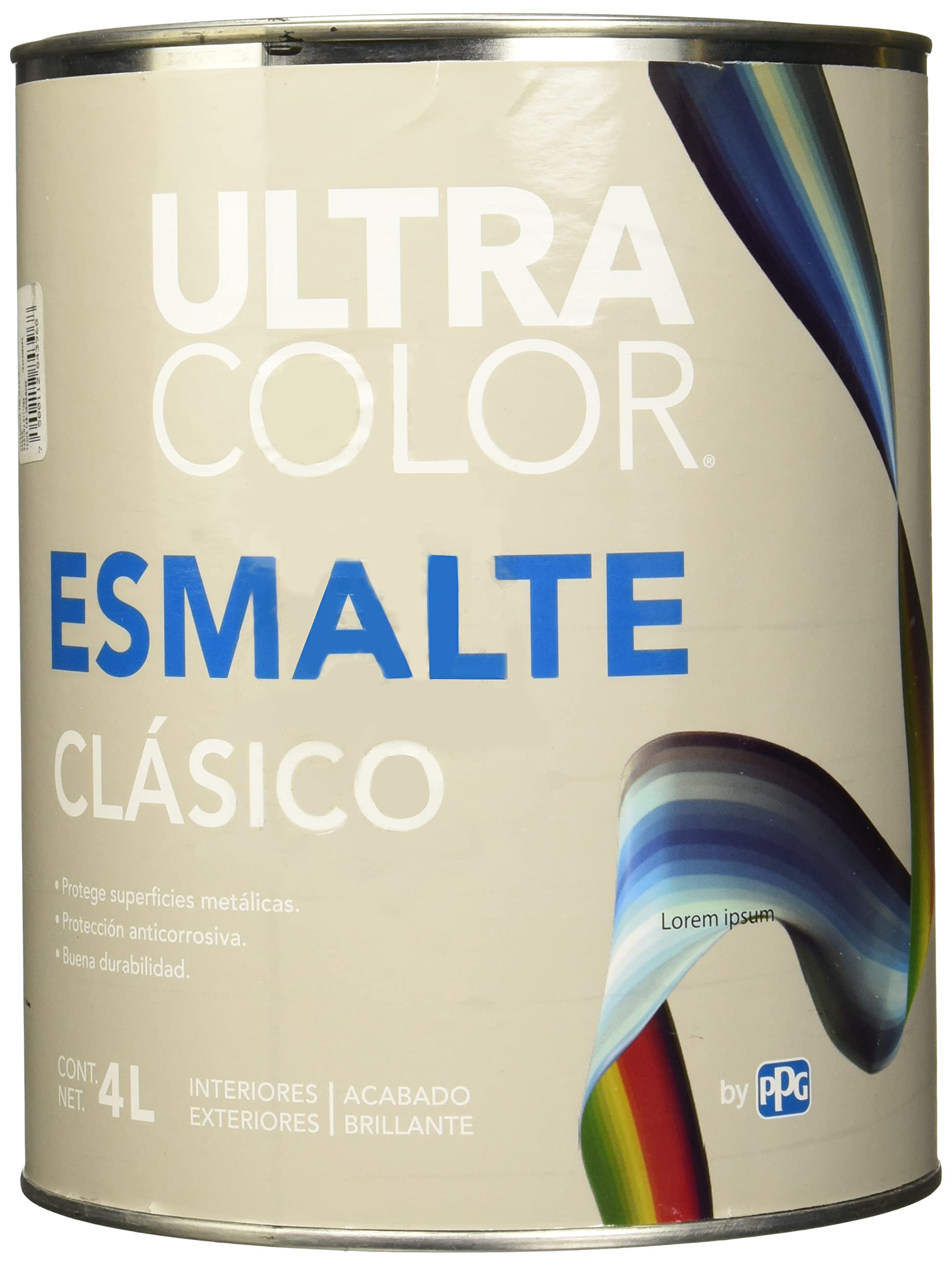 Ultracolor Esmalte Clasico Negro 4 Lts