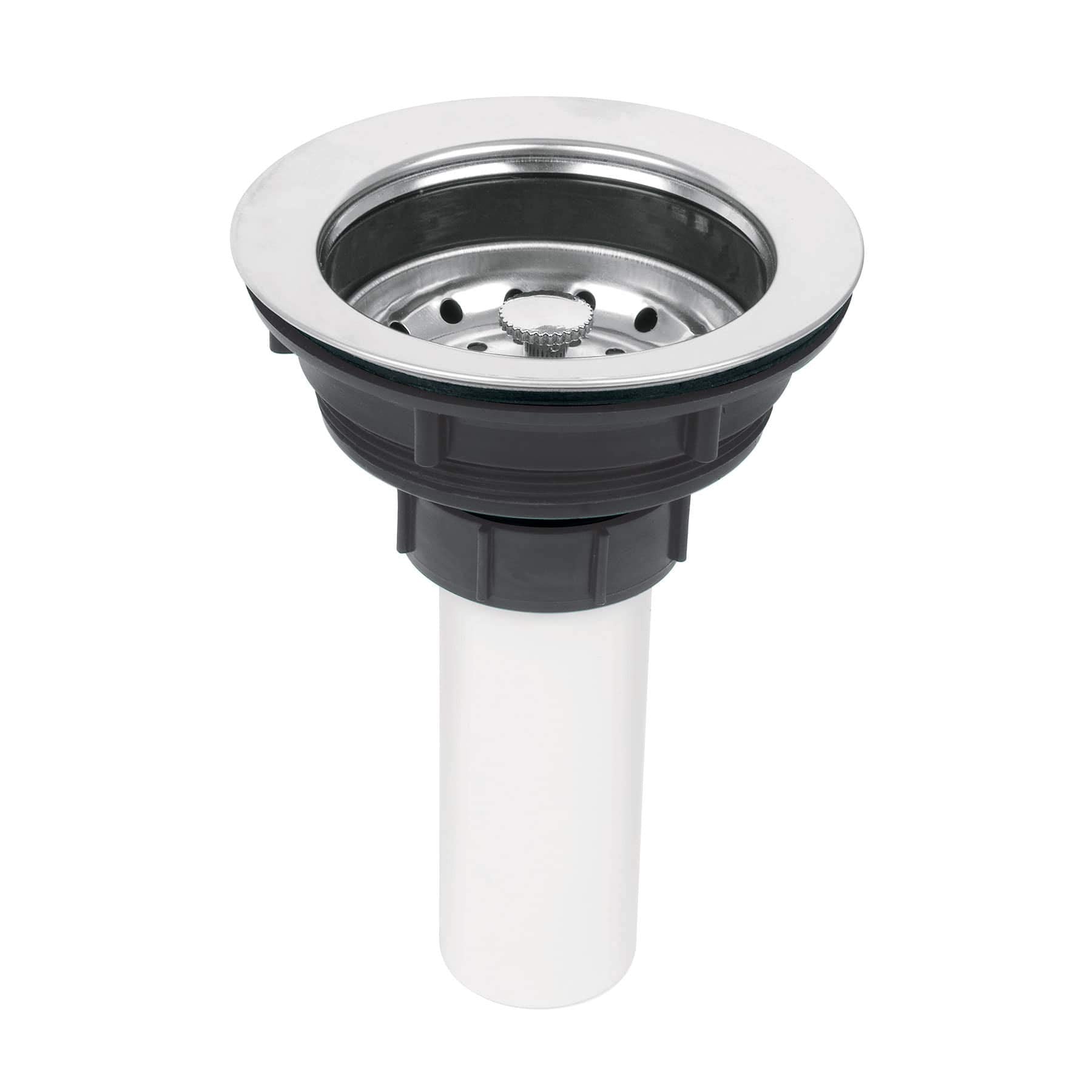 Foset CO-814, Contracanasta de plástico con tubo de plástico, 3-1/2″