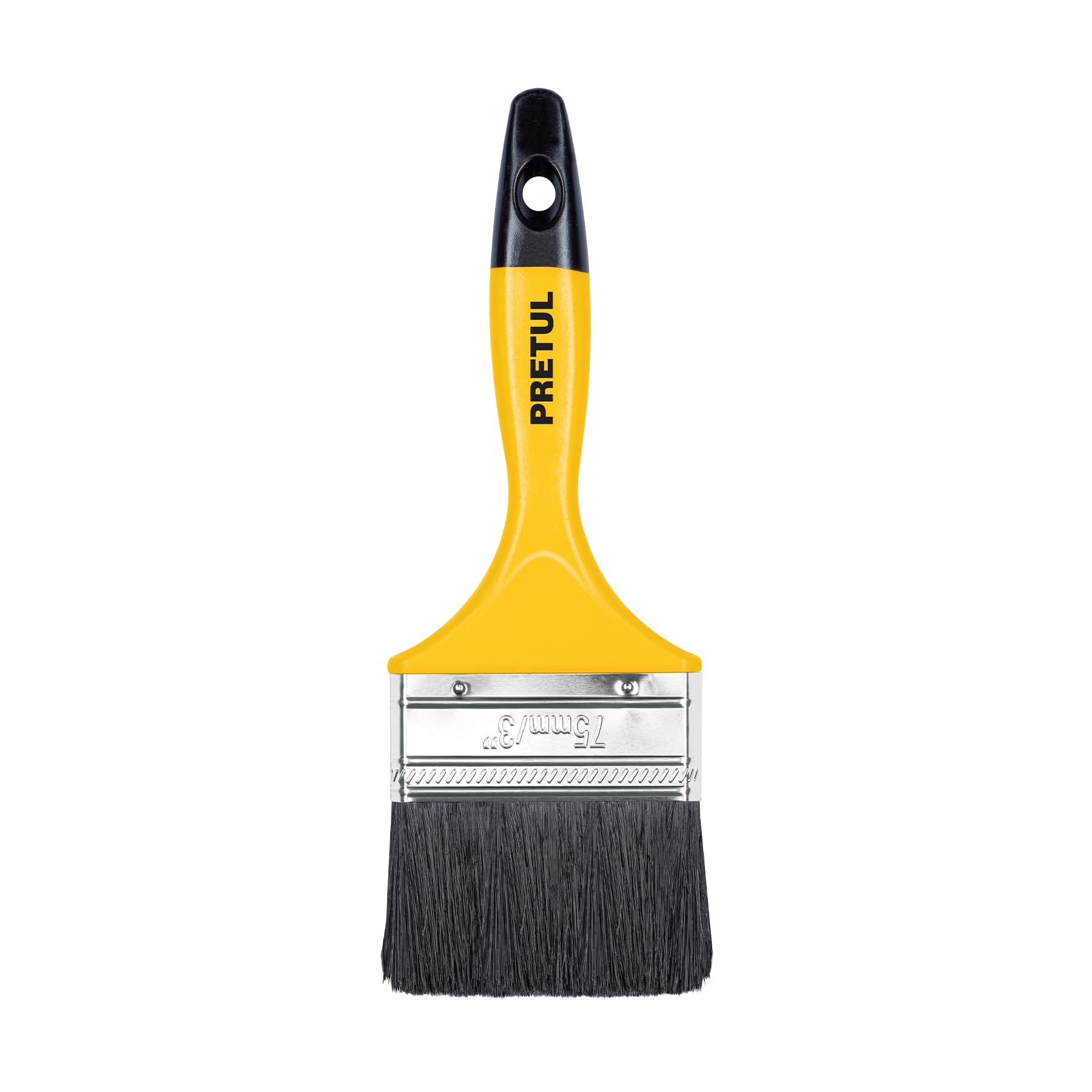 Pretul BRP-3, Brocha de cerdas naturales, mango de plástico, 3″