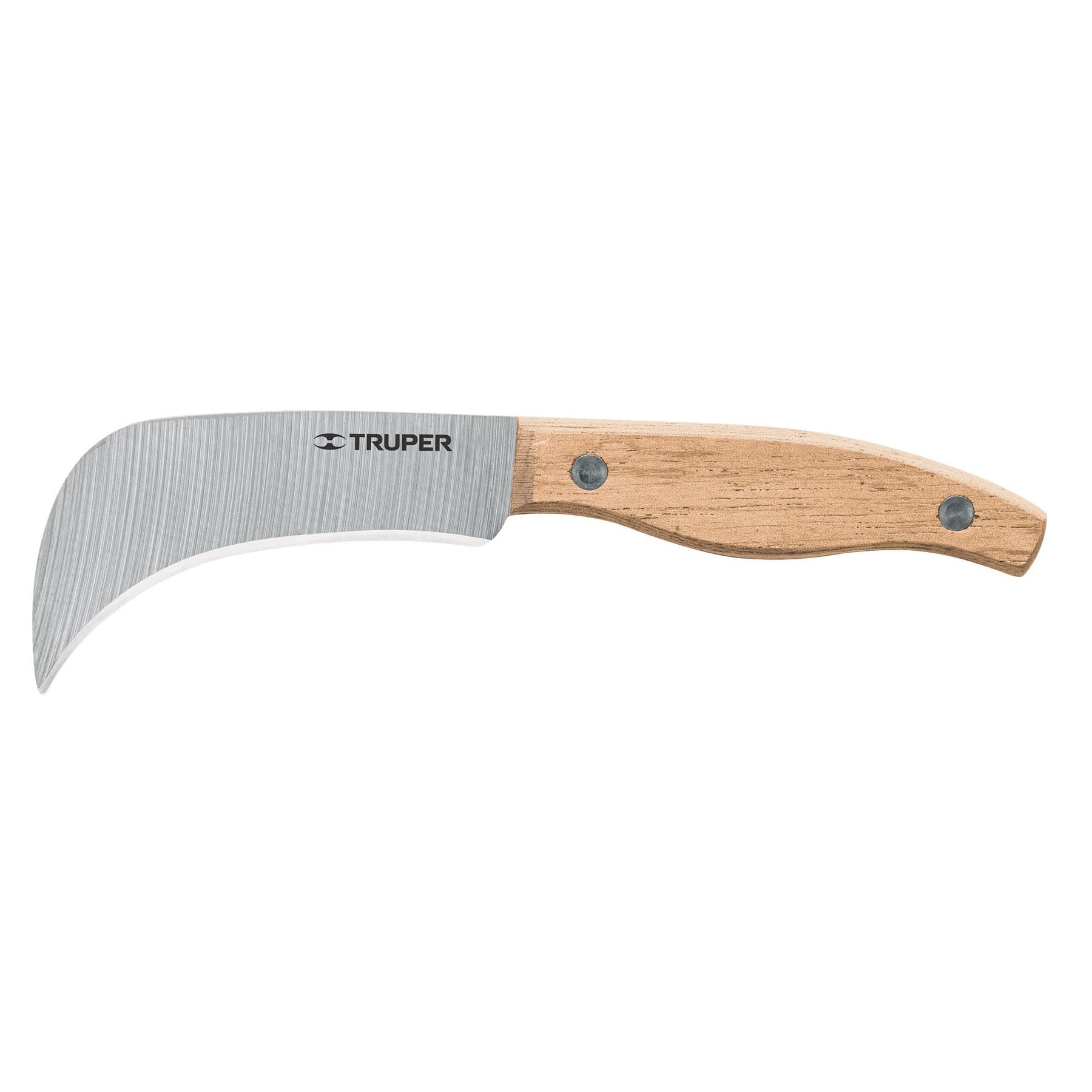 Truper CULI-6, Cuchillo para linóleo, Mango de madera, 6″