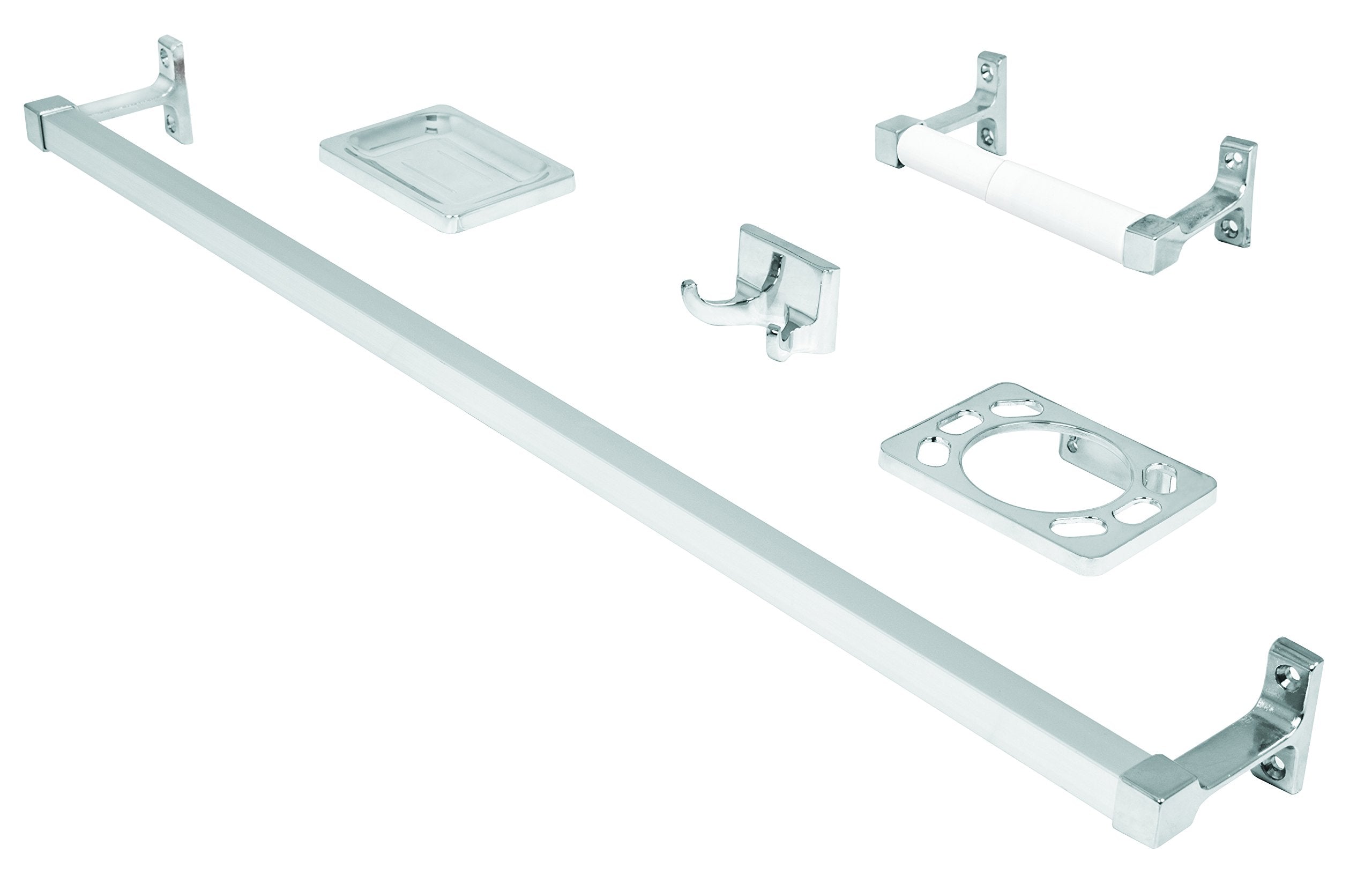 Foset A-900 Juego Accesorios Baño, 5 Piezas, Foset Basic