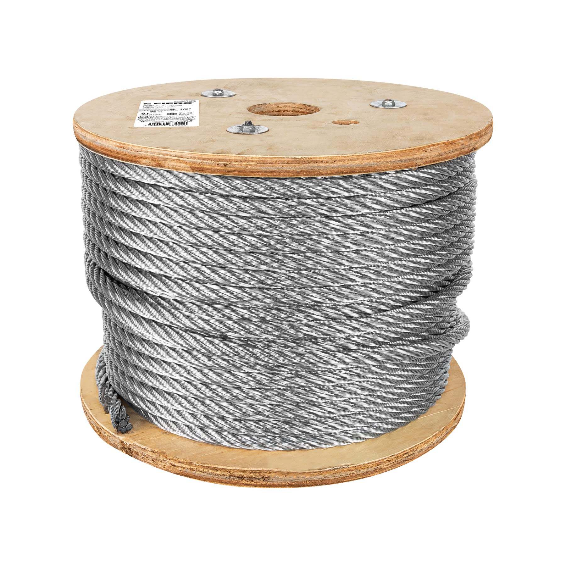Fiero CAB-3/16F, Cable flexible de acero 3/16″, 7X19, 75 m