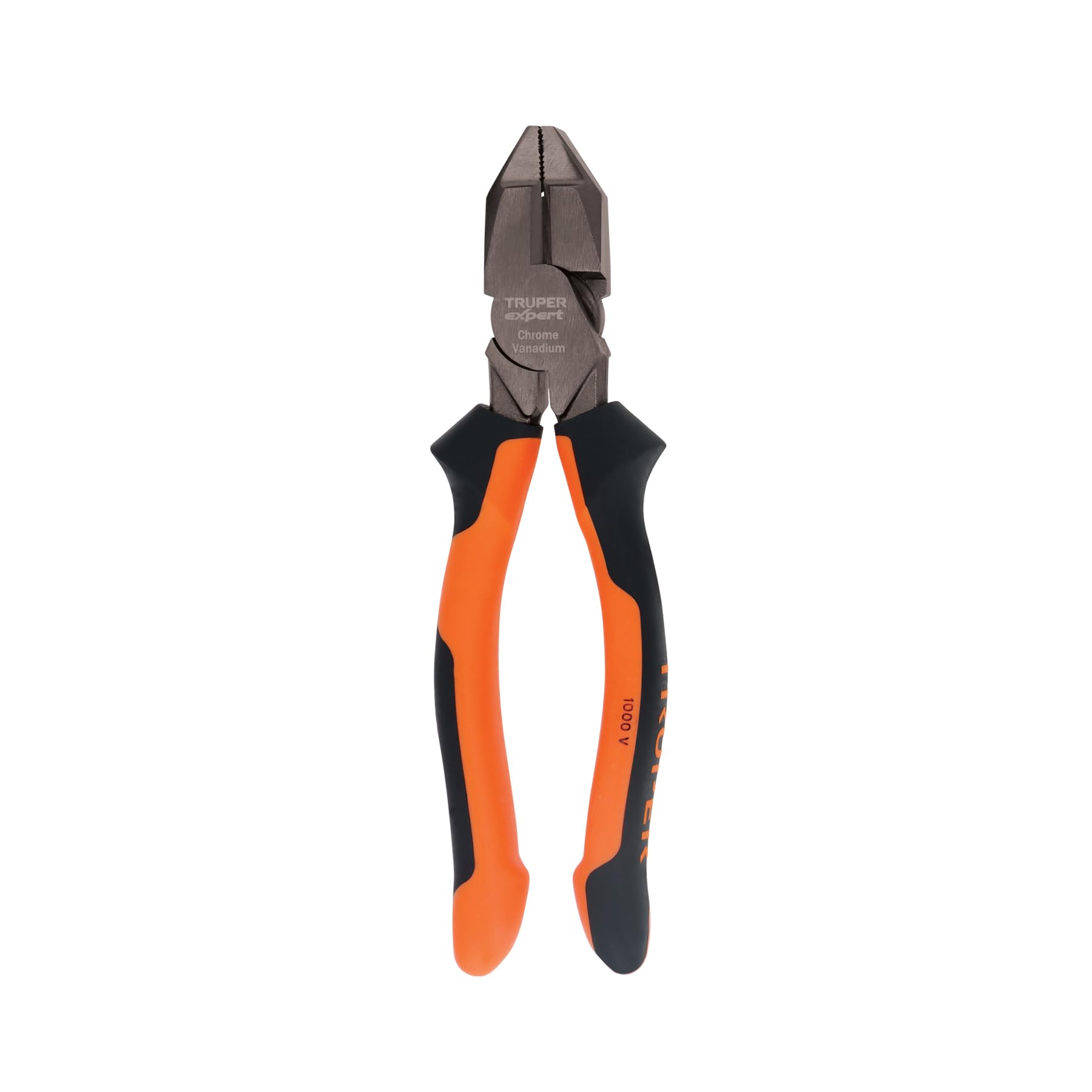 Truper Expert T200-8X, Pinzas de electricista profesionales, comfort grip, 8″