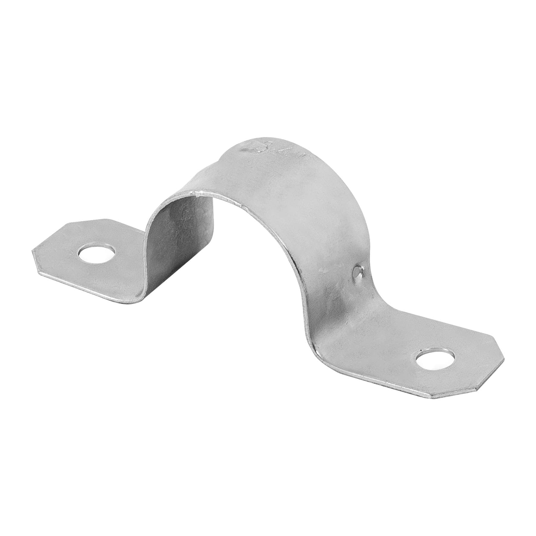 Volteck Abrazadera para tubo tipo omega 3/4″ plateado bolsa con 10 piezas