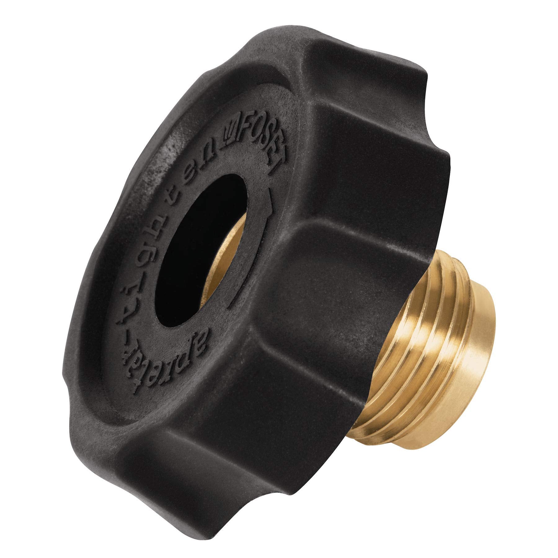 Foset TUIZ-7/8M, Tuerca izquierda de latón 7/8″ con maneral plástico