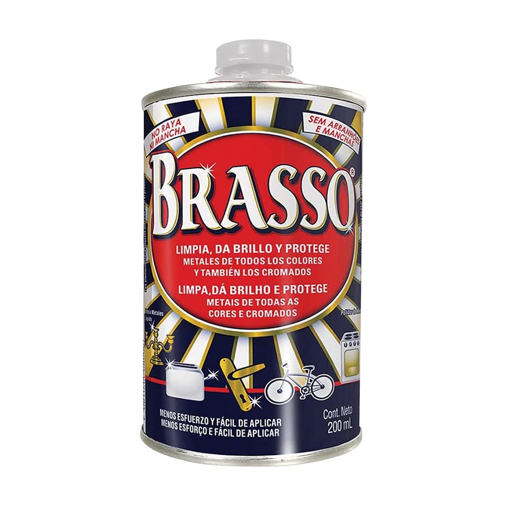 Brasso Limpia Metal plateado, 200ml
