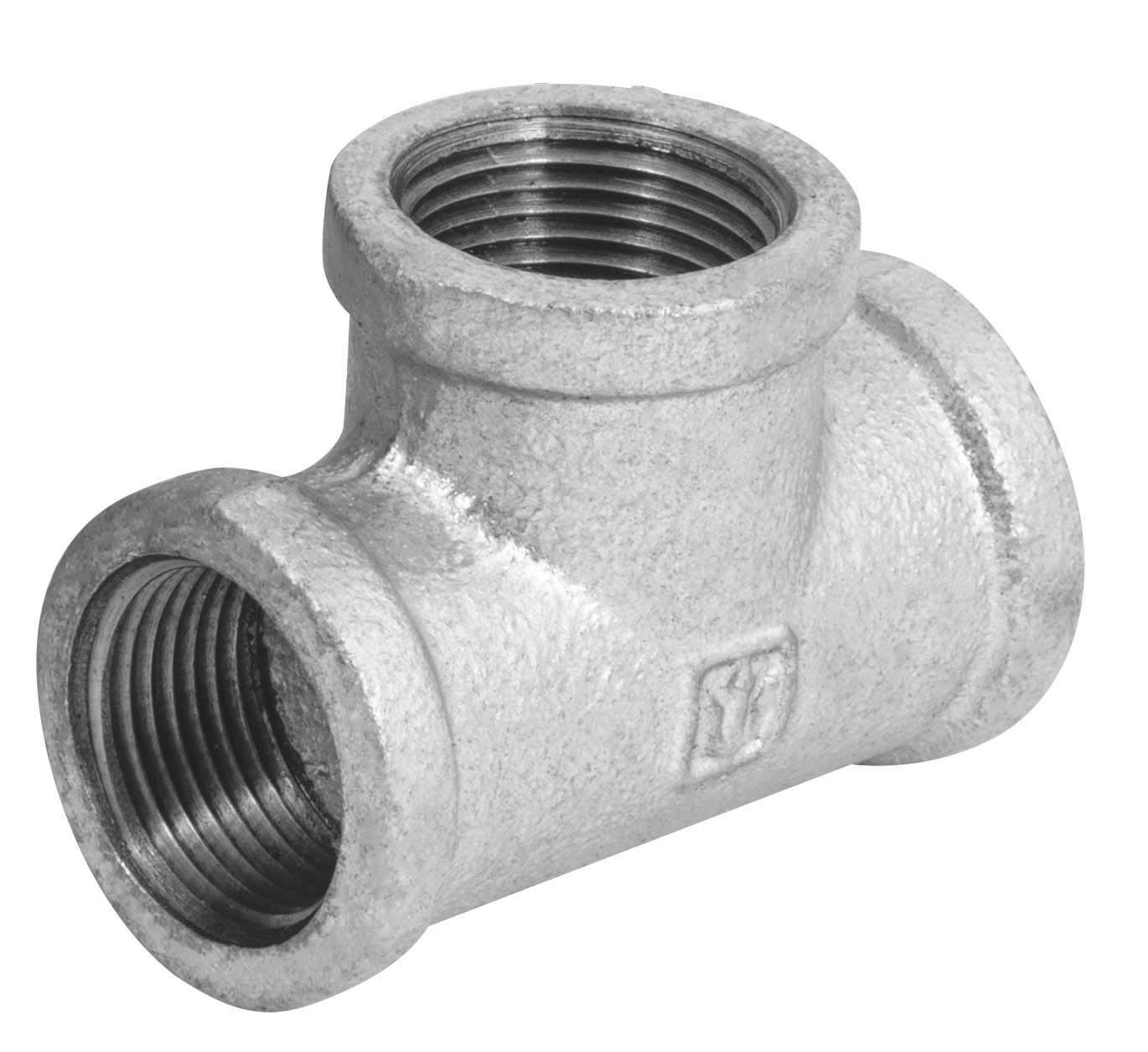 Foset CG-702, Tee sencilla de 3/4″, acero galvanizado