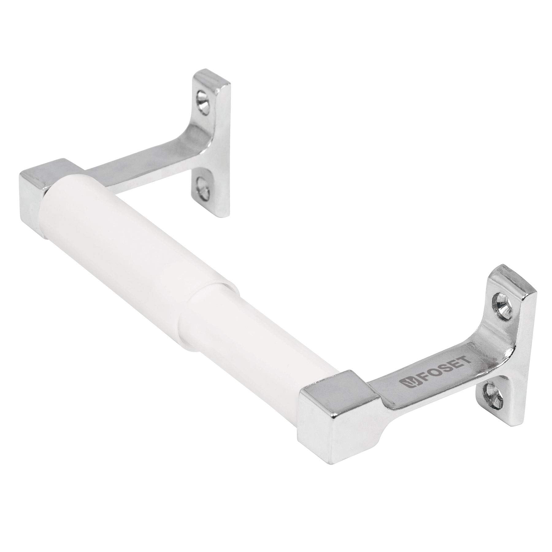 Foset Basic A-917, Portarrollo con triple capa de cromo para mayor brillo y resistencia