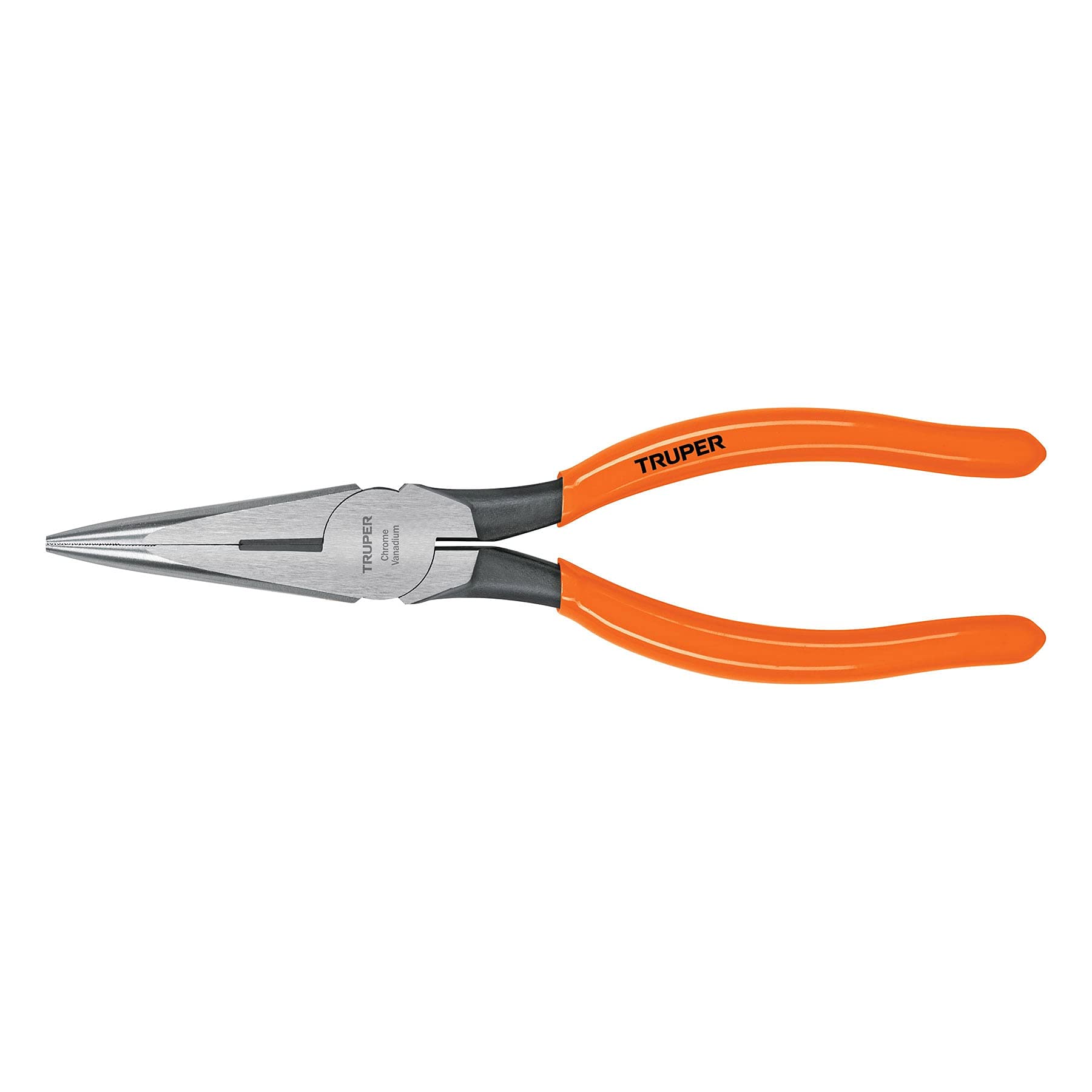 Truper T203-8, Pinza punta y corte 8″, mango de vinil
