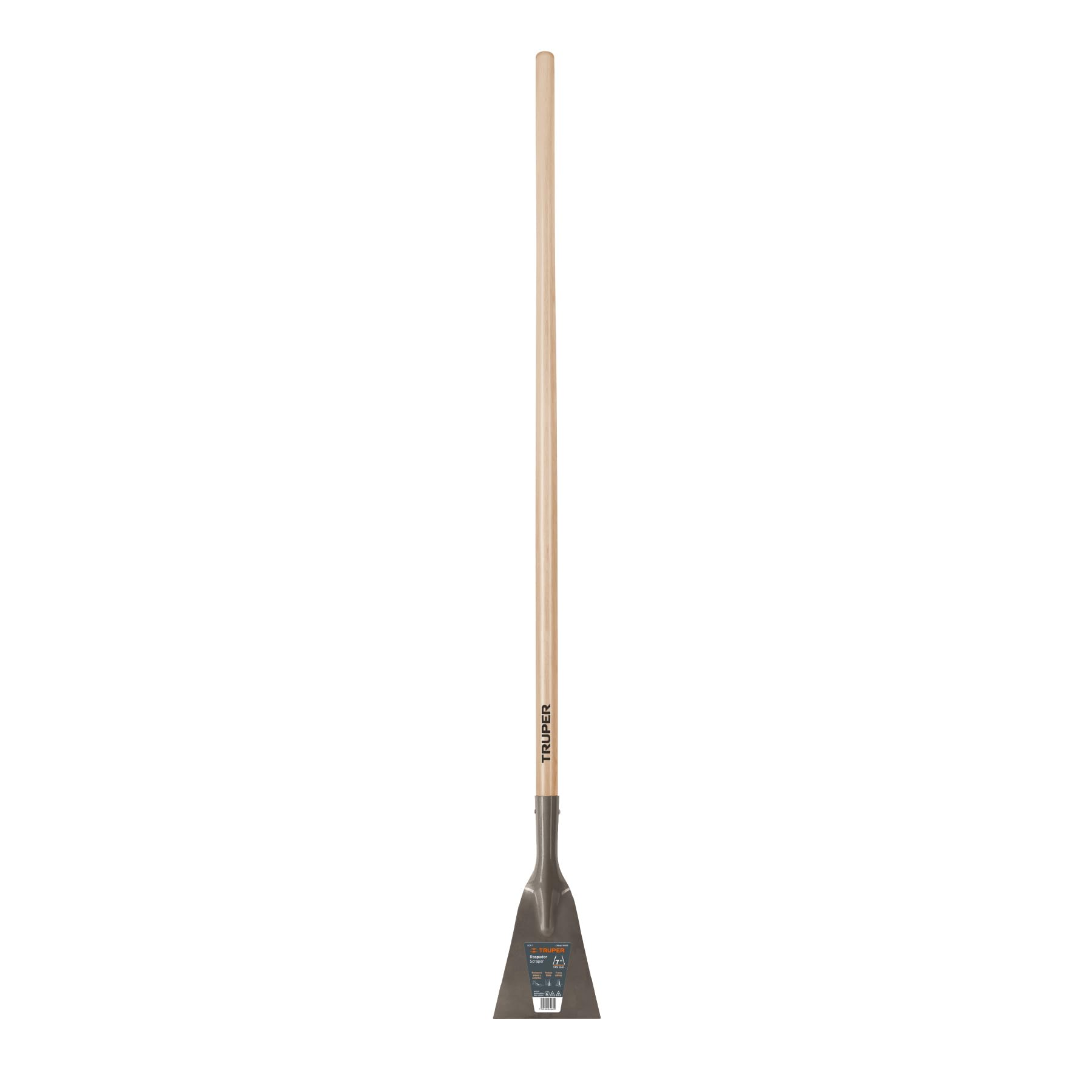 Truper SCR-7, Raspador 7″, mango largo 54″, cabeza de acero