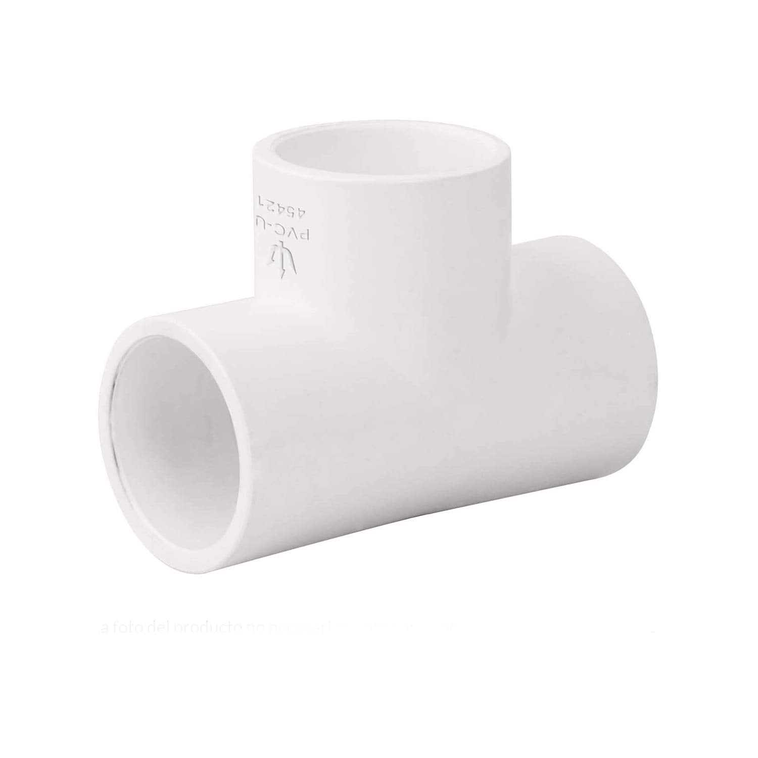 Tee sencilla de PVC, 1-1/2' Foset
