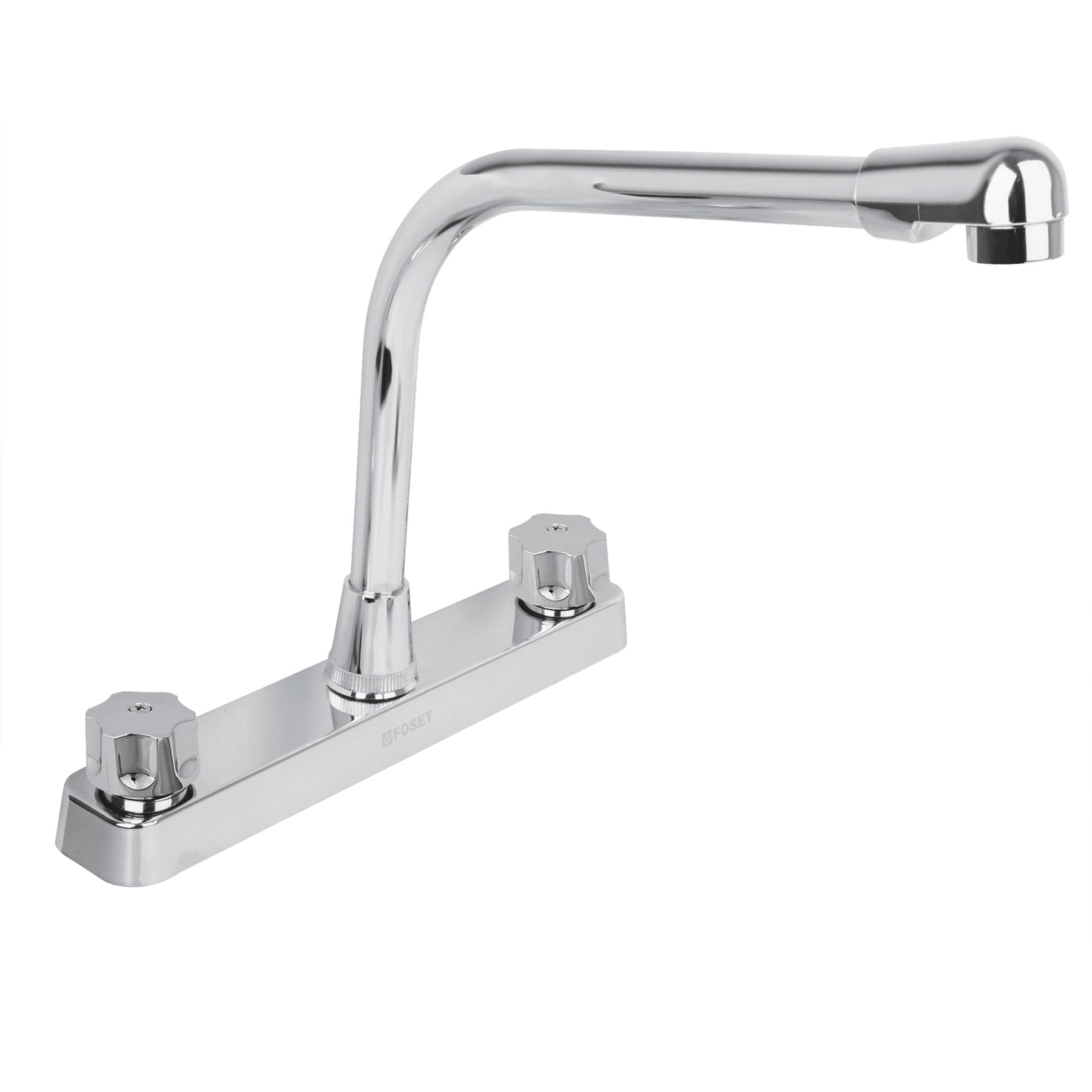 Foset Basic FP-319, Mezcladora plástica para fregadero 8″ cuello cobra