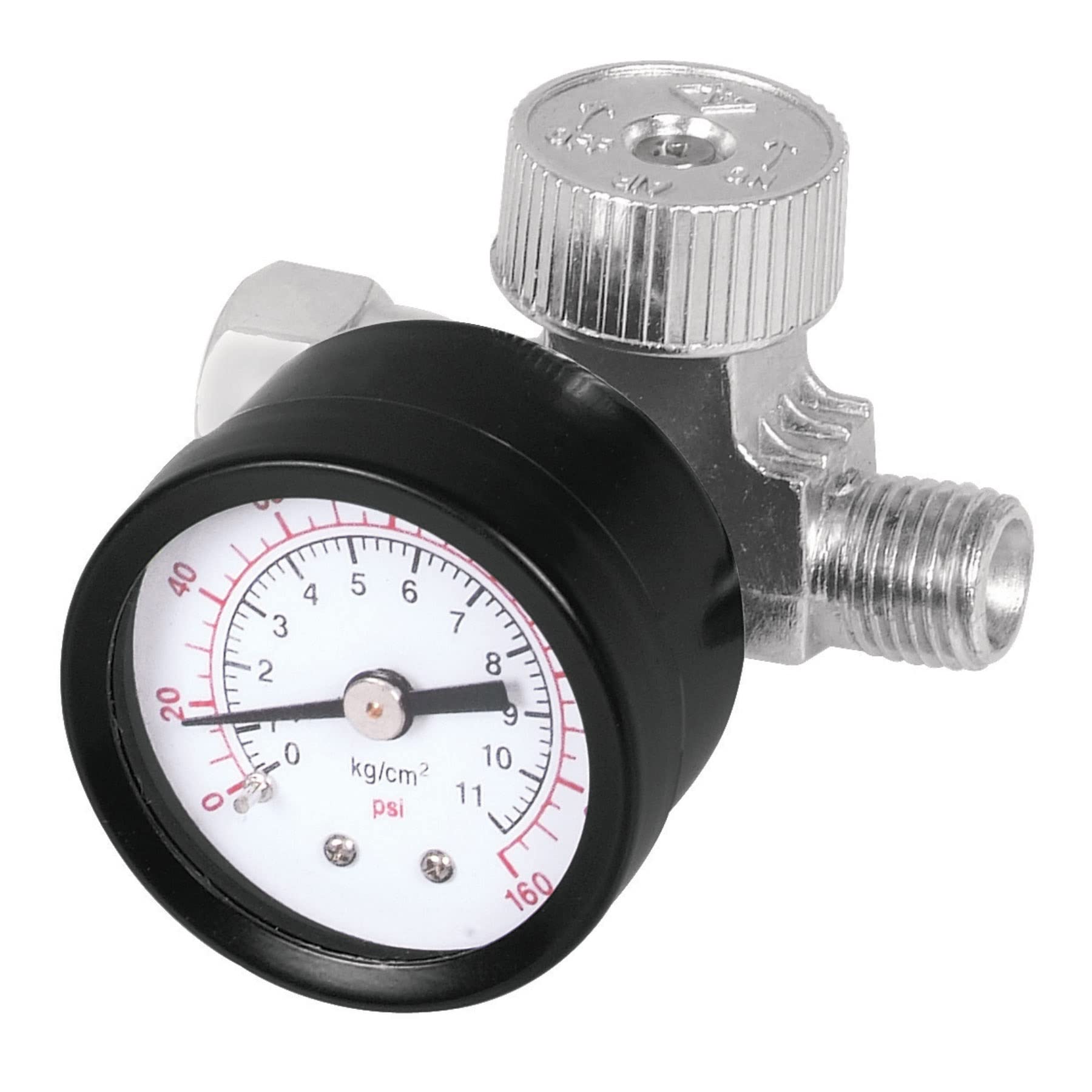 Truper REGU-1/4, Regulador de aire para compresor, cuerda 1/4 NPT