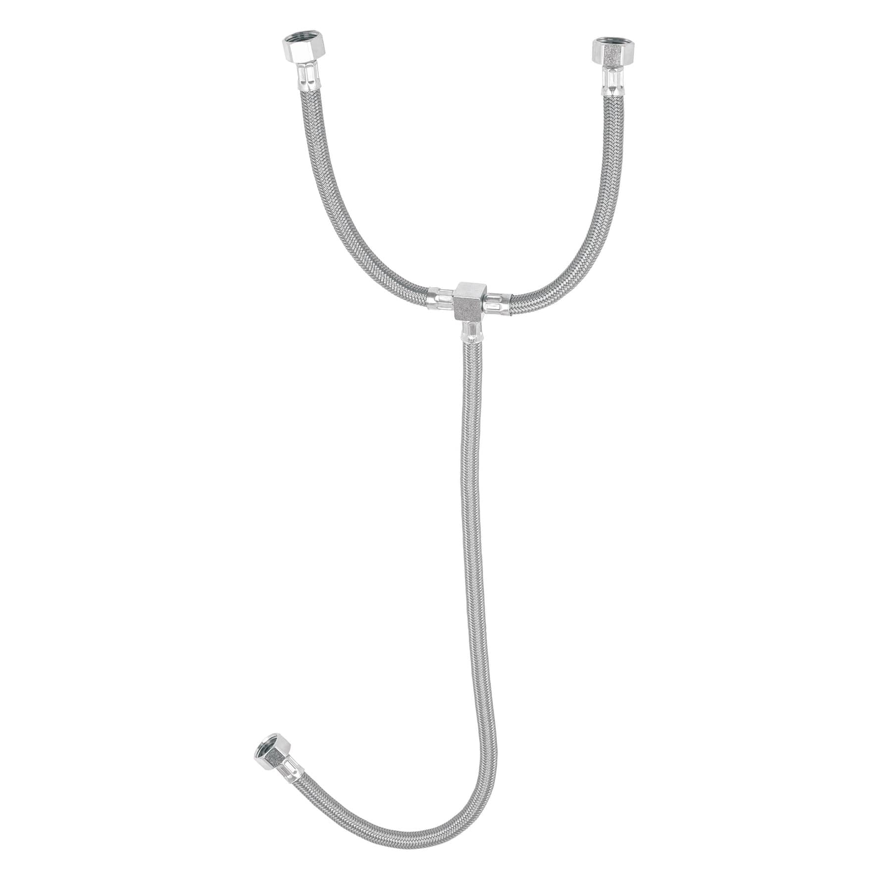 Foset Viniflex FTE-55V Manguera ″T″ vinilo 55 cm para lavabo