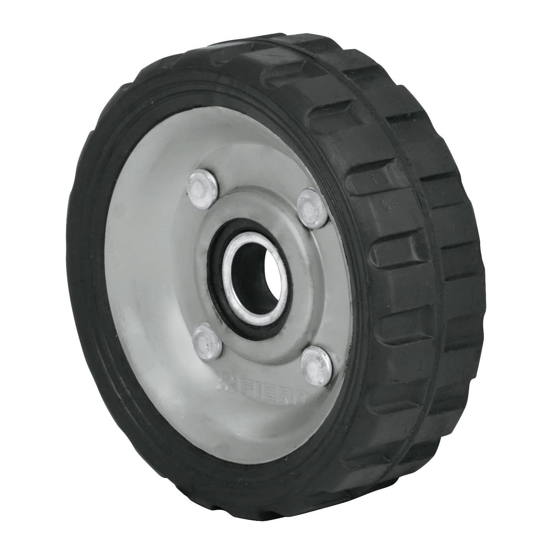 Pretul RD-41, Rueda de hule sólido 4-1/2″ para diablo un balero, 1 pieza
