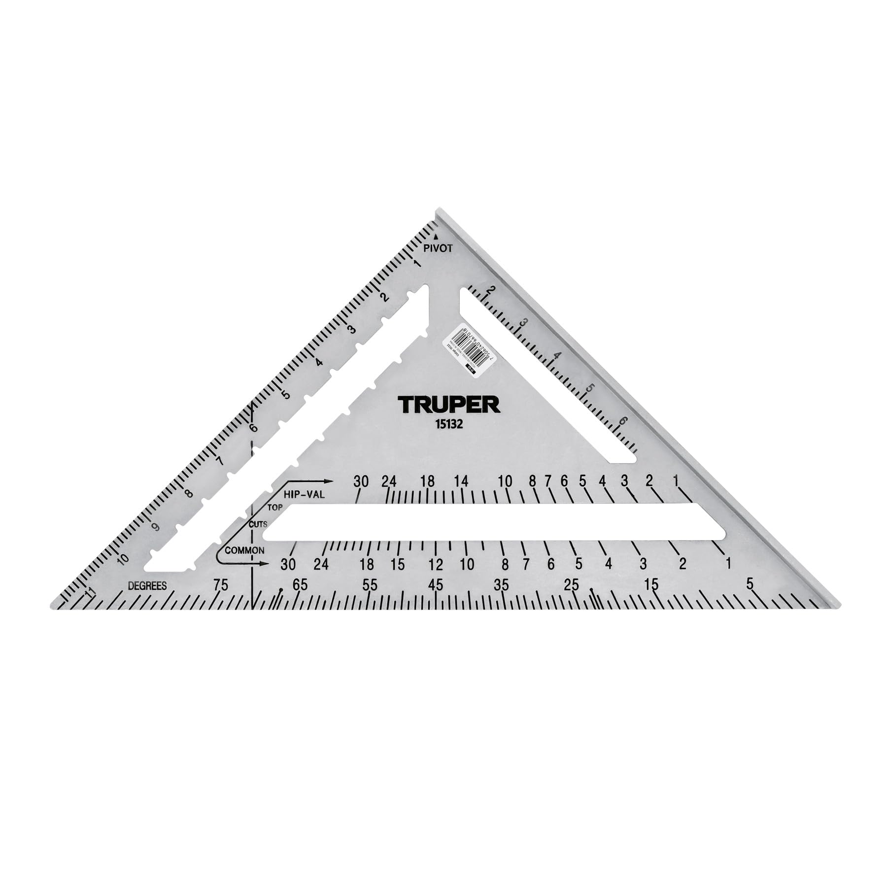 Truper ET-12A, Escuadra 12″ de aluminio para muros de yeso