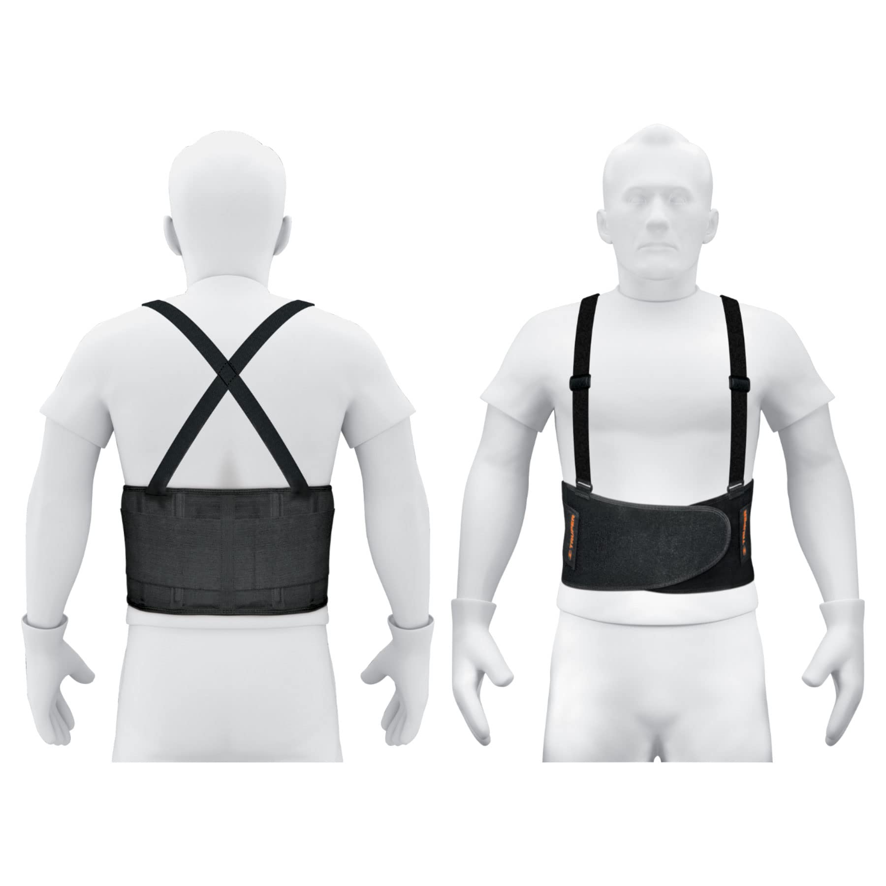 Truper FAJA-M, Faja con tirantes ajustables, talla mediana
