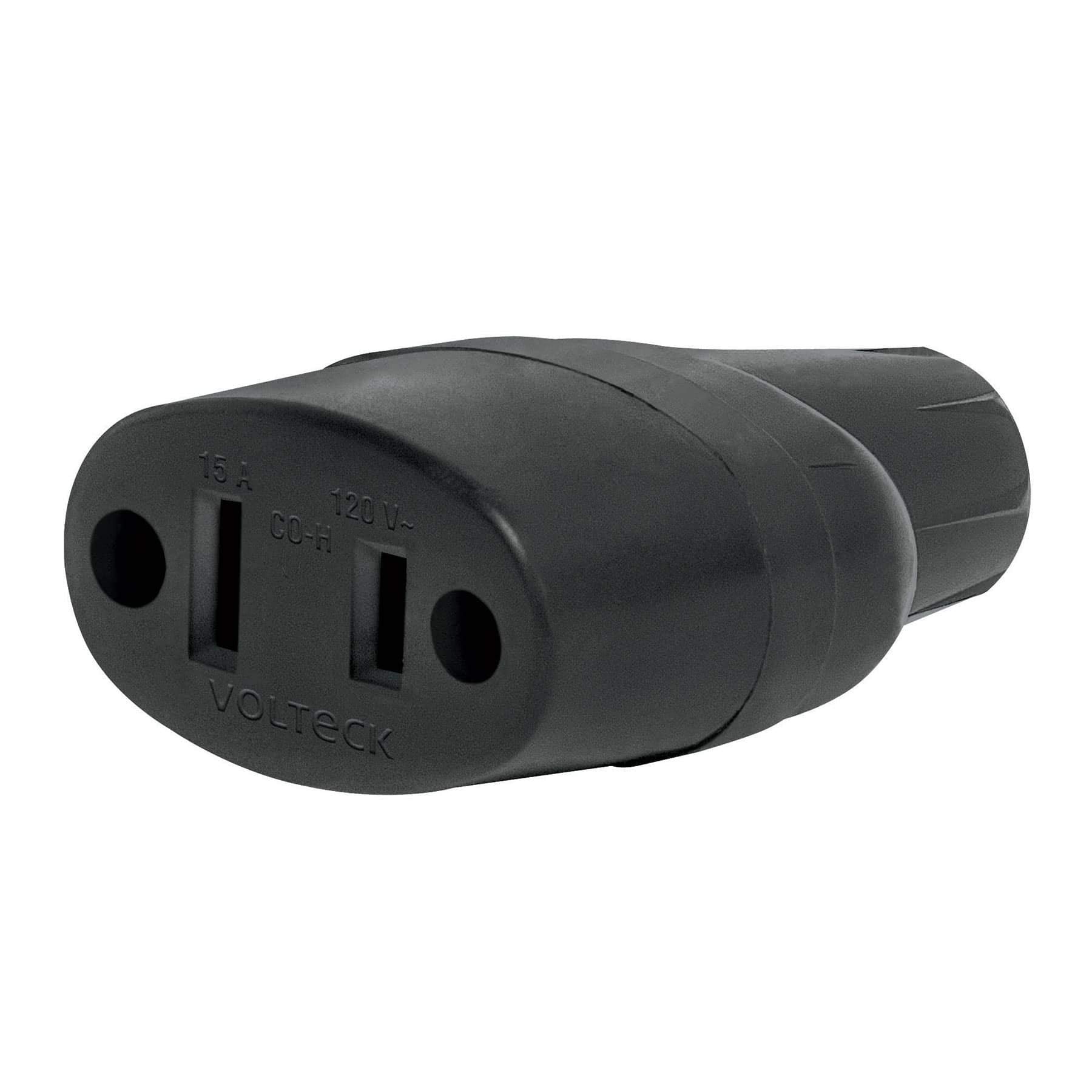 Volteck Contacto de Hule, 2 Piezas, Small, Conector Eléctrico de Hule