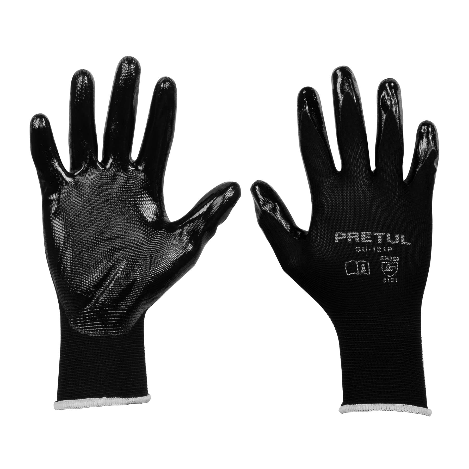 Pretul GU-121P Guante Pretul de nylon recubierto de nitrilo, chico, color, Chica, pack of/paquete de 1