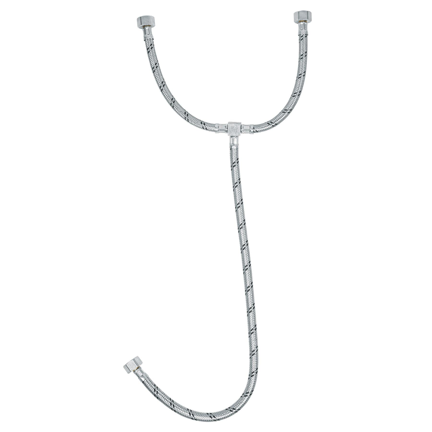 Foset FTE-55X, Manguera hule , ″T″, 55 cm, acero inoxidable, usos generales