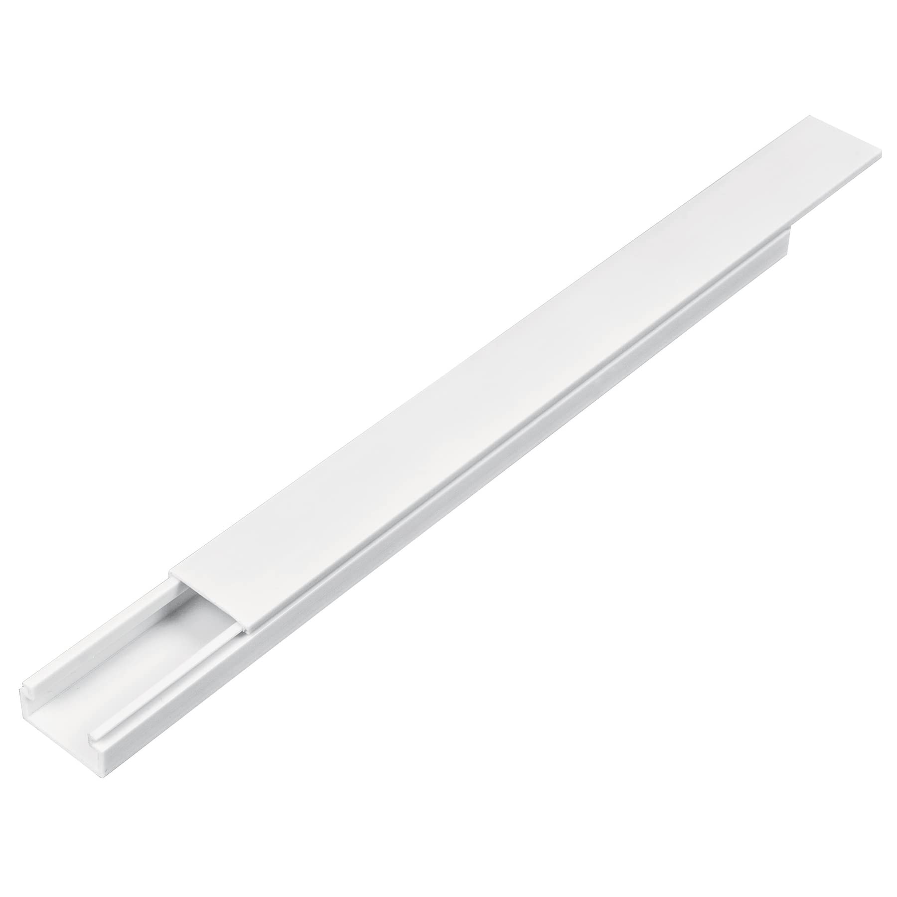 Volteck CAN-1020A, Canaleta de 1 vía con cinta ahesiva, 2m