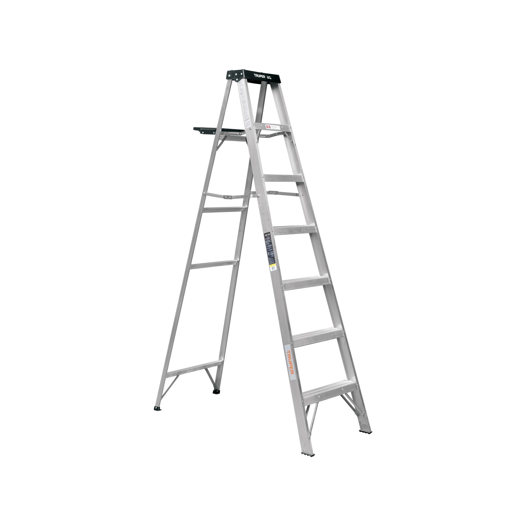 Truper EST-36, Escalera de tijera tipo III, 6 escalones, con bandeja