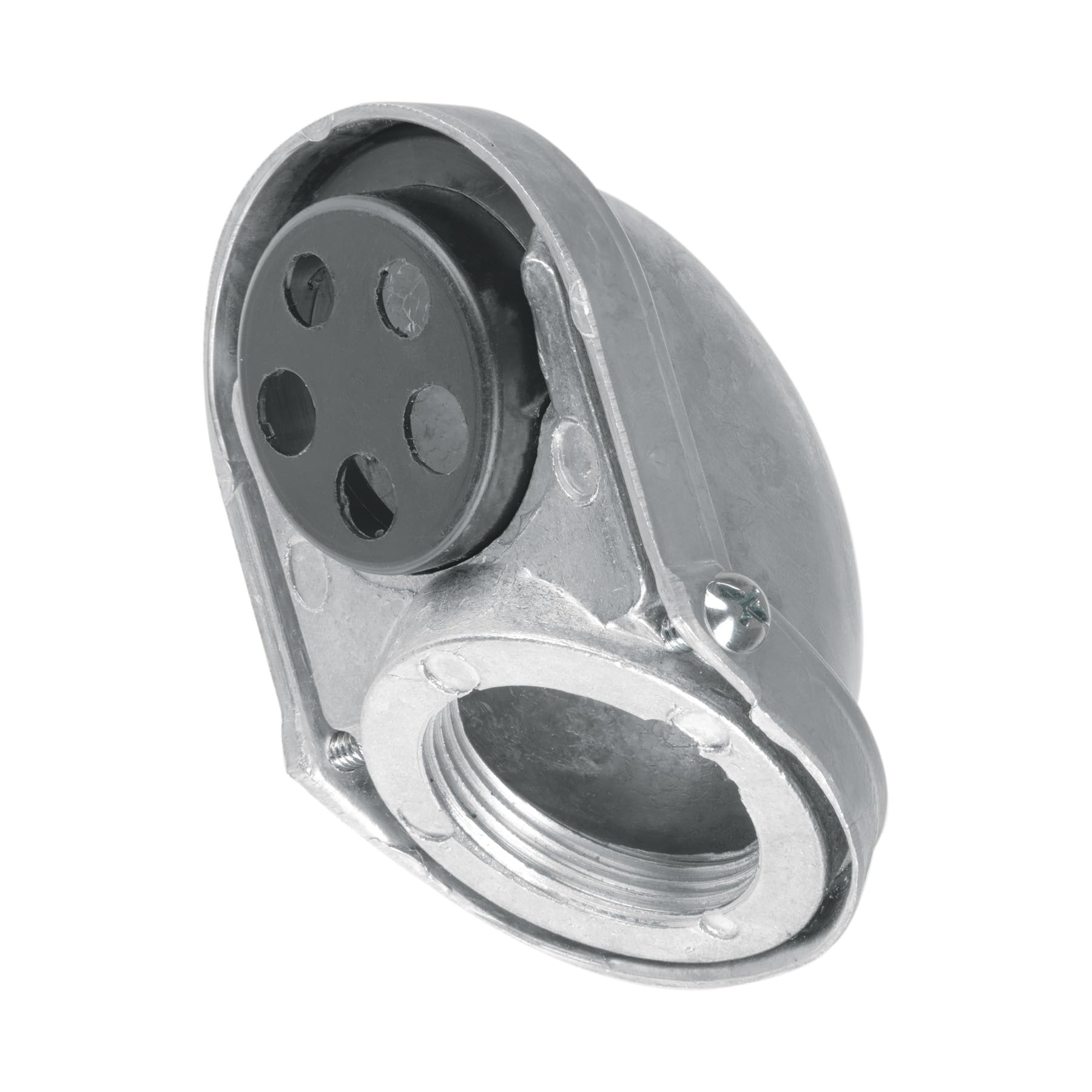 Volteck MUFAR-1-1/4, Mufa roscada 1-1/4″ para tubo cuerpo de aluminio y base de ABS