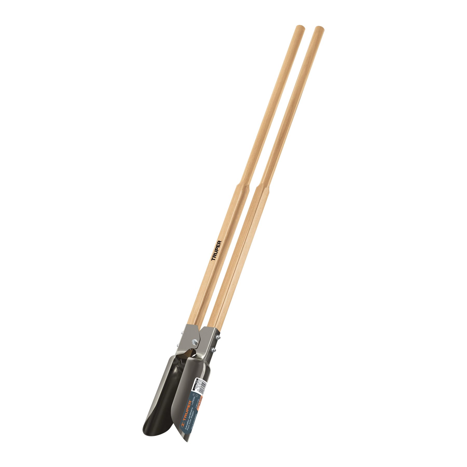 Truper CA-36, Cavador mango de madera, acero templado, 45″